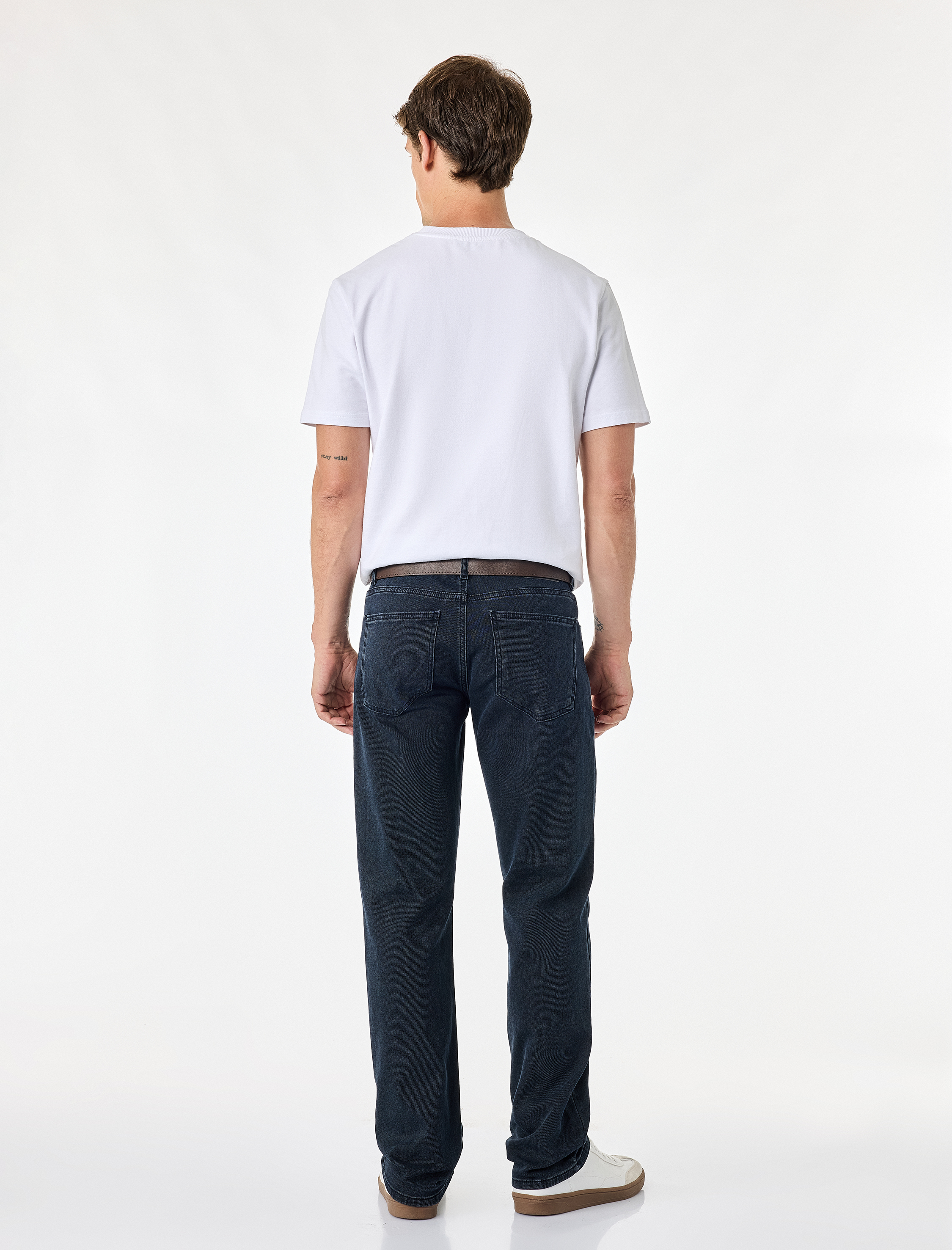   Normal Bel Pamuklu Straight Fit Jean Pantolon - Mark Jean