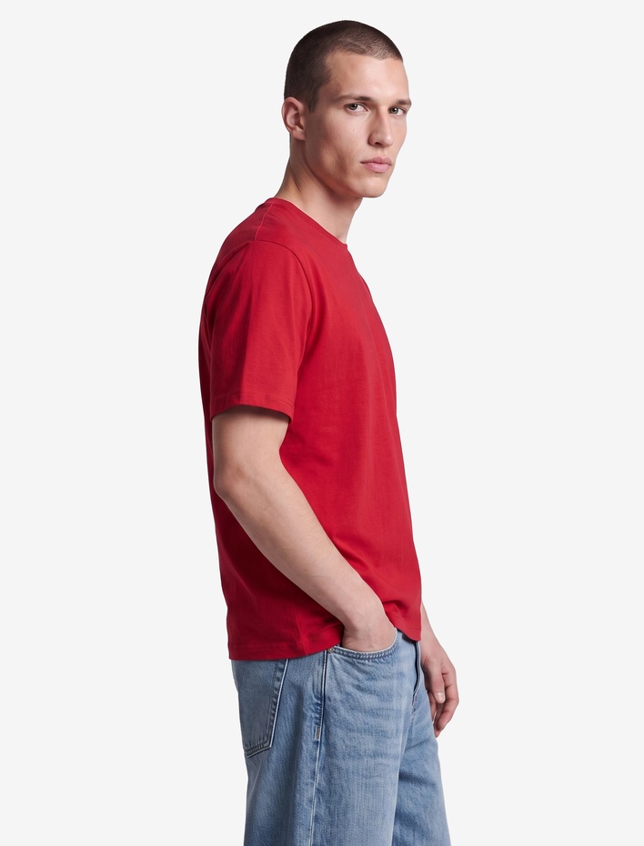  Pamuklu Kısa Kollu Bisiklet Yaka Slim Fit Erkek Basic Tişört