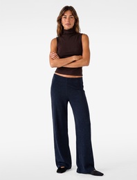 Viskon Karışımlı Straight Fit Pantolon