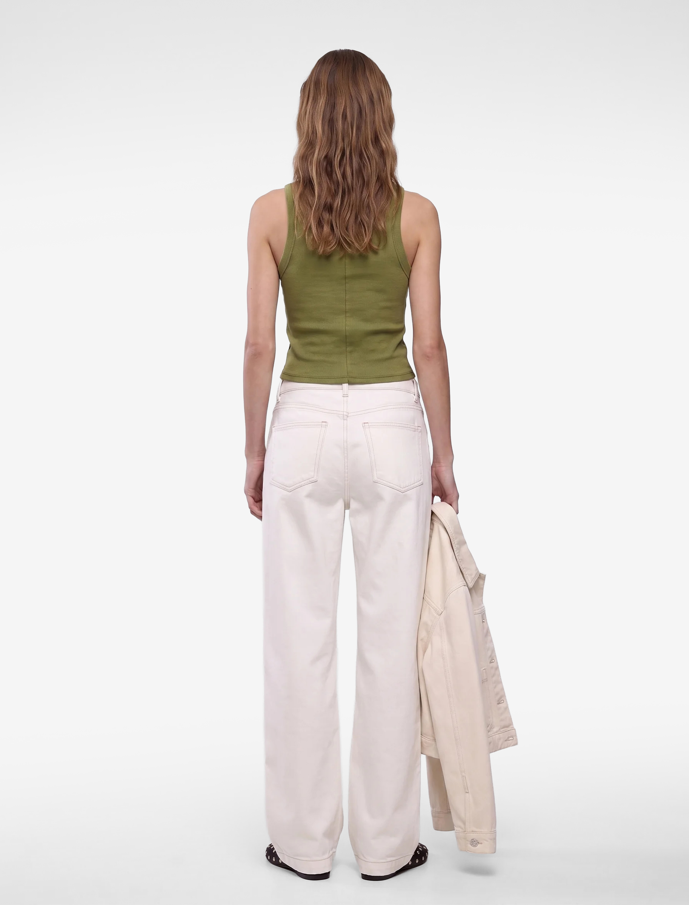   Pamuklu Kaşkorse Slim Fit Kolsuz Bisiklet Yaka Fitilli Atlet