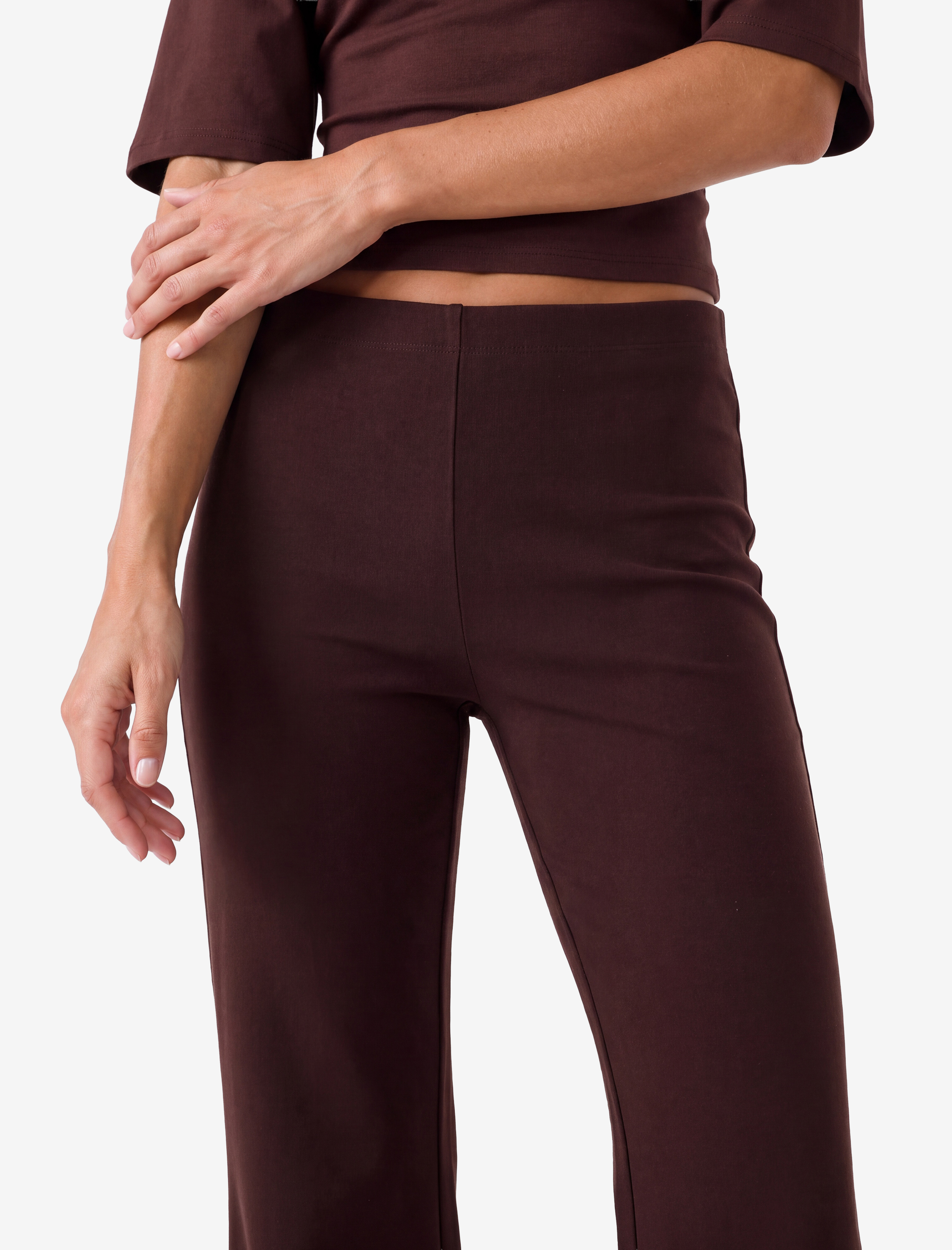   Standart Bel Slim Fit Geniş İspanyol Paça Pantolon