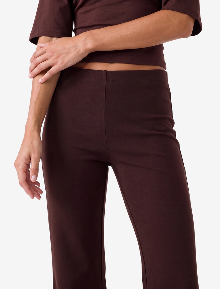  Standart Bel Slim Fit Geniş İspanyol Paça Pantolon