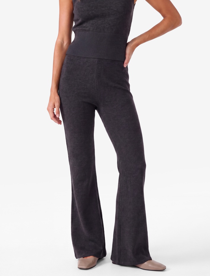  Standart Bel Slim Fit Geniş İspanyol Paça Pantolon