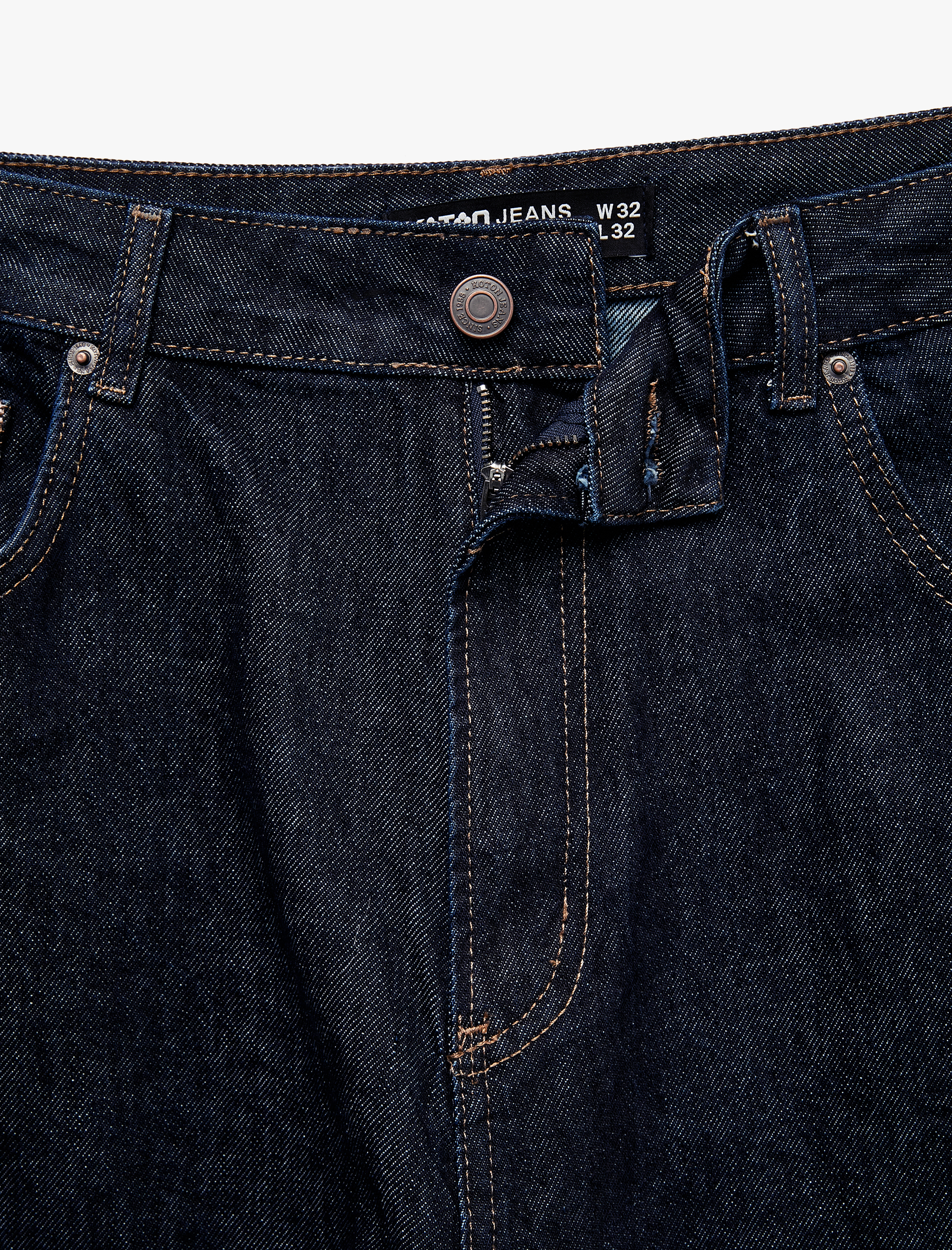   Normal Bel Bol Pamuklu Cepli Super Baggy Jean Pantolon
