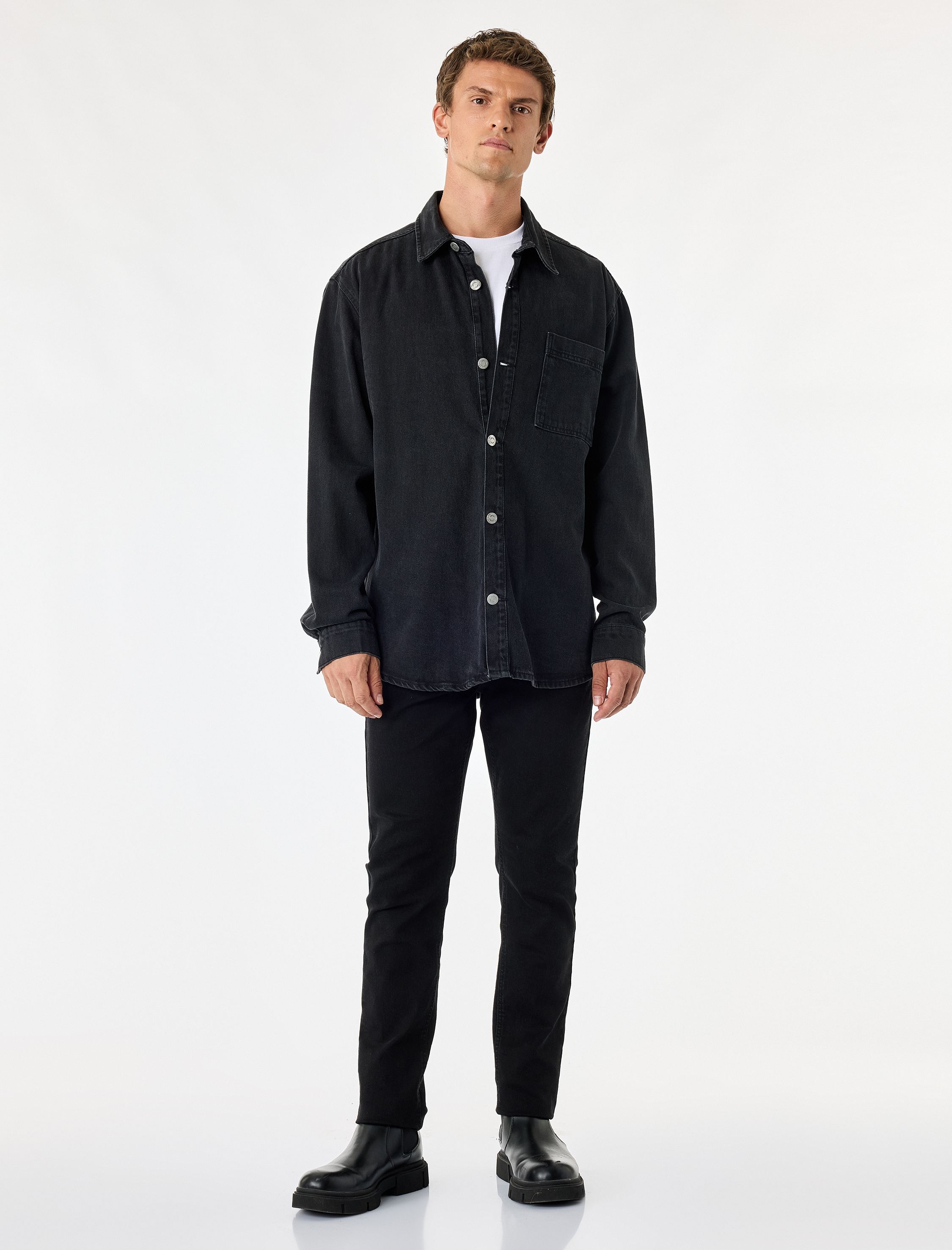   Normal Bel Pamuklu Cepli Slim Fit Jean Pantolon - Brad Jean