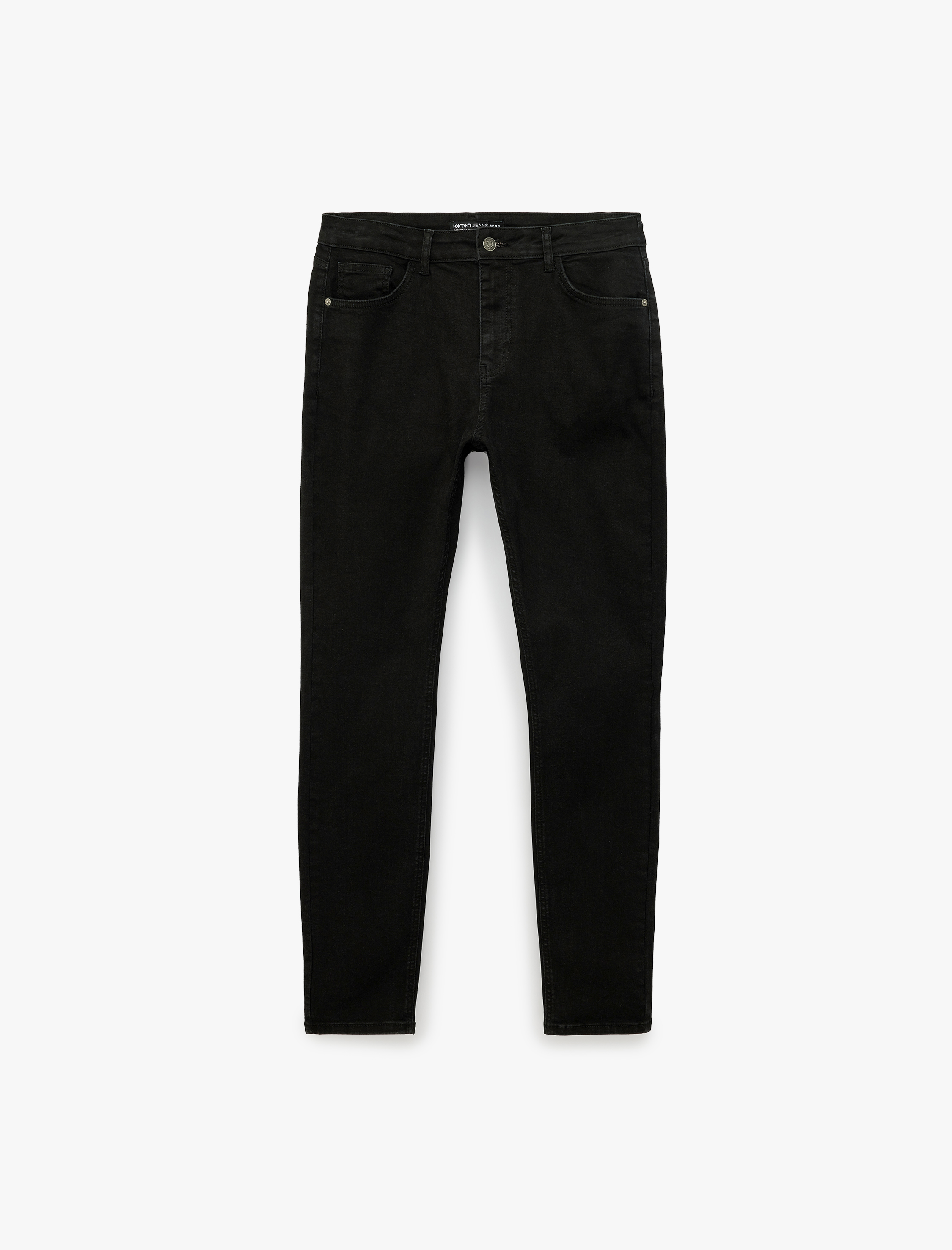   Pamuklu Normal Bel Cepli Skinny Push Up Denim Pantolon - Skinny Push Up Fit Jean