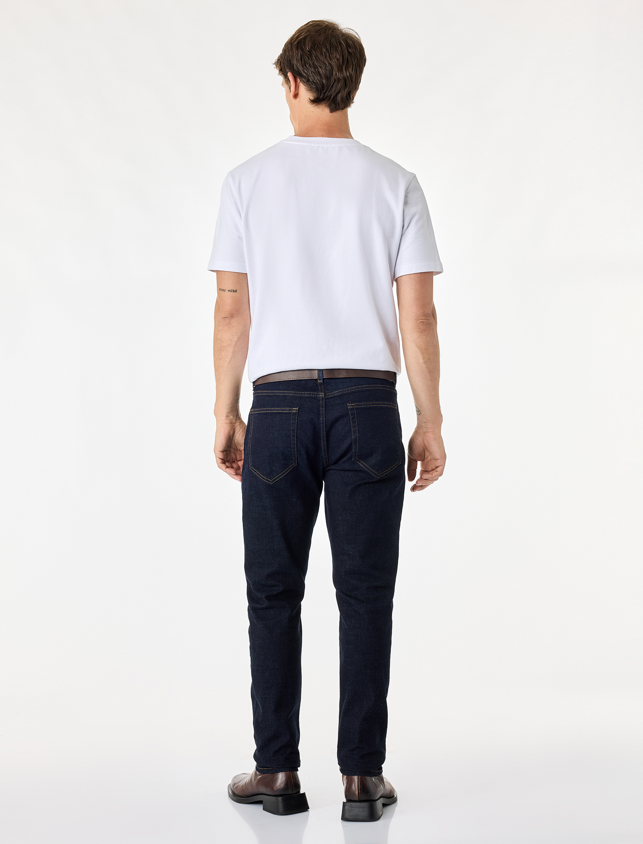   Normal Bel Cepli Pamuklu Slim Fit Jean Pantolon - Slim Fit Jeans