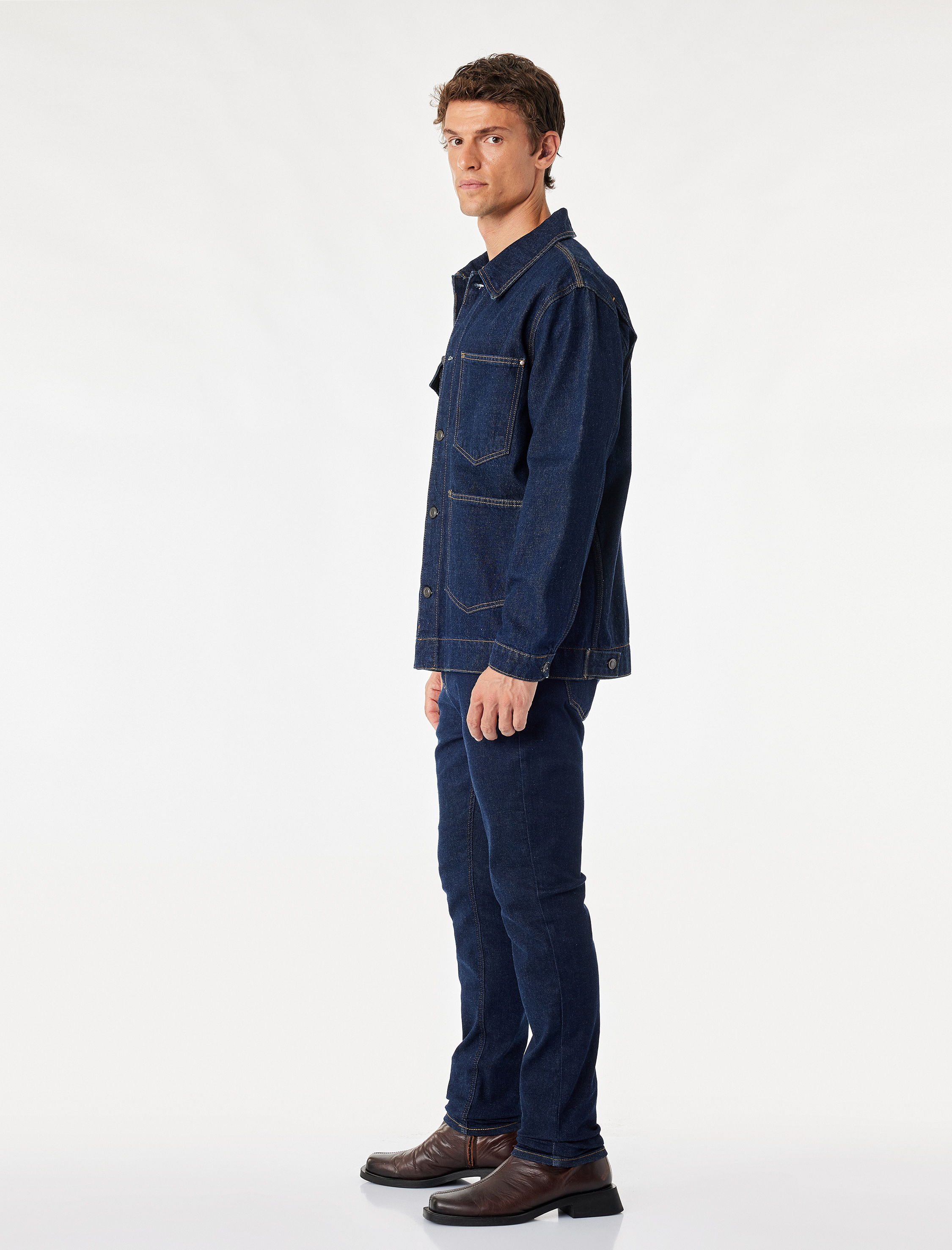   Normal Bel Cepli Pamuklu Jean Pantolon - Skinny Push Up Fit Jean