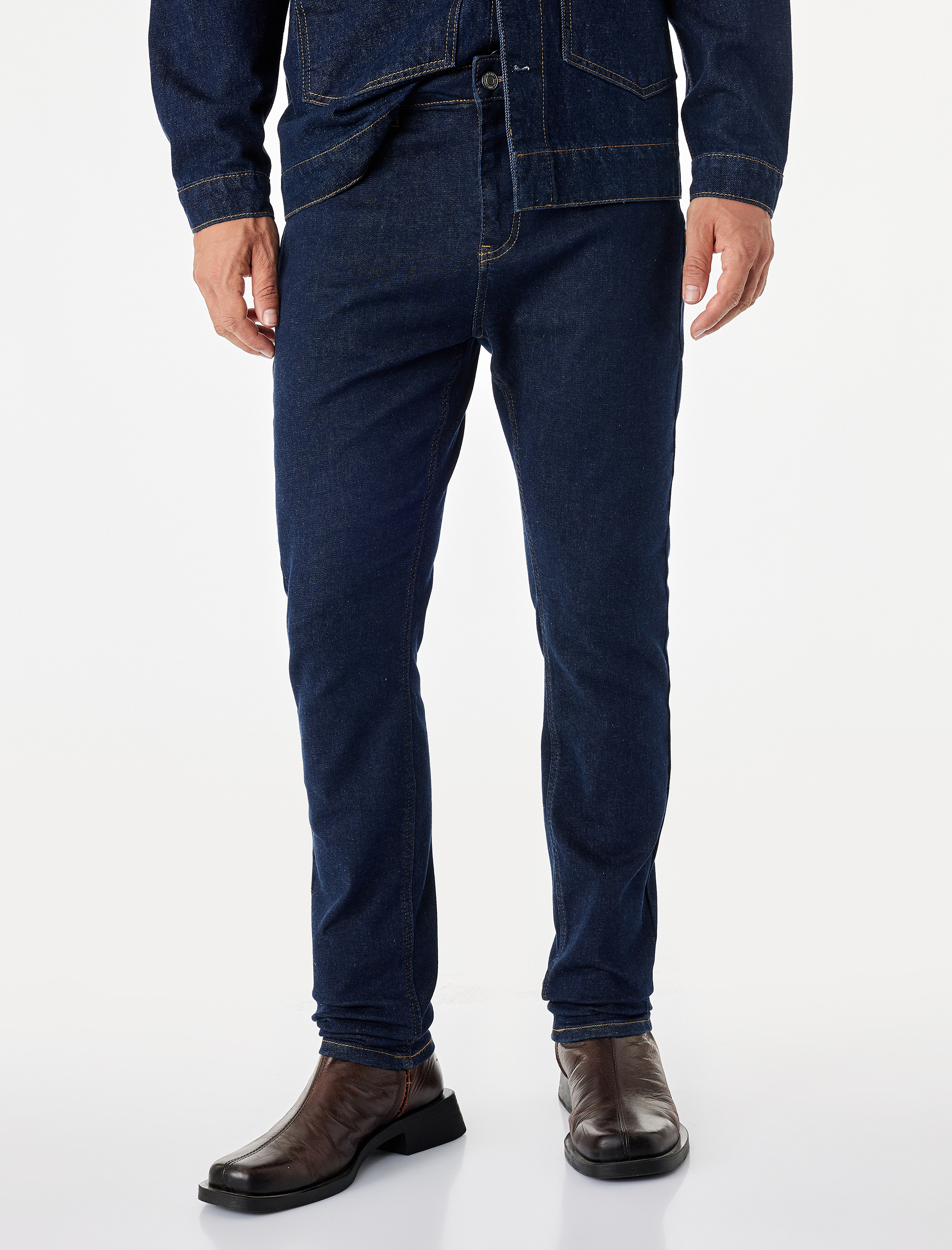   Normal Bel Cepli Pamuklu Jean Pantolon - Skinny Push Up Fit Jean