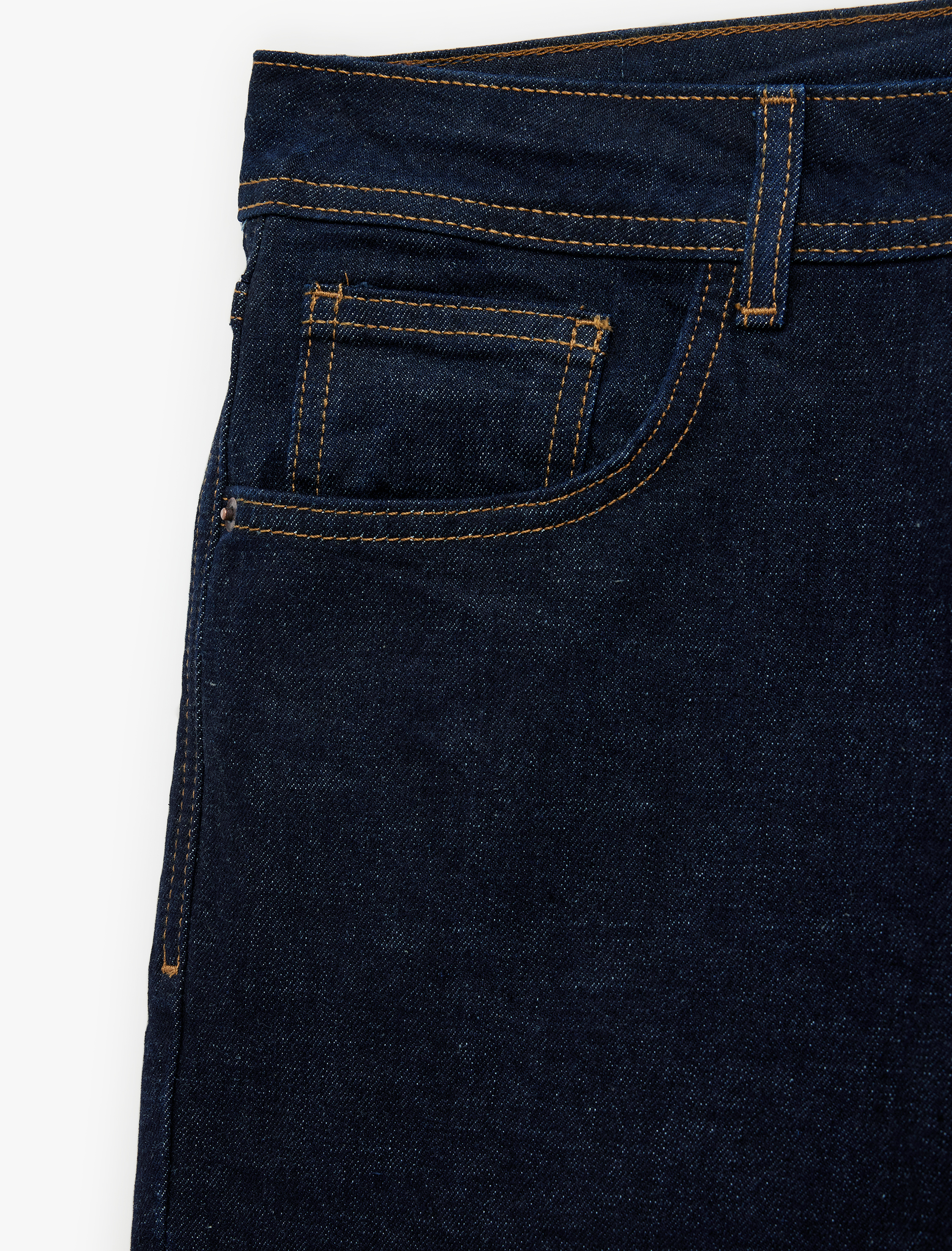   Normal Bel Cepli Pamuklu Slim Fit Jean Pantolon - Slim Fit Jeans