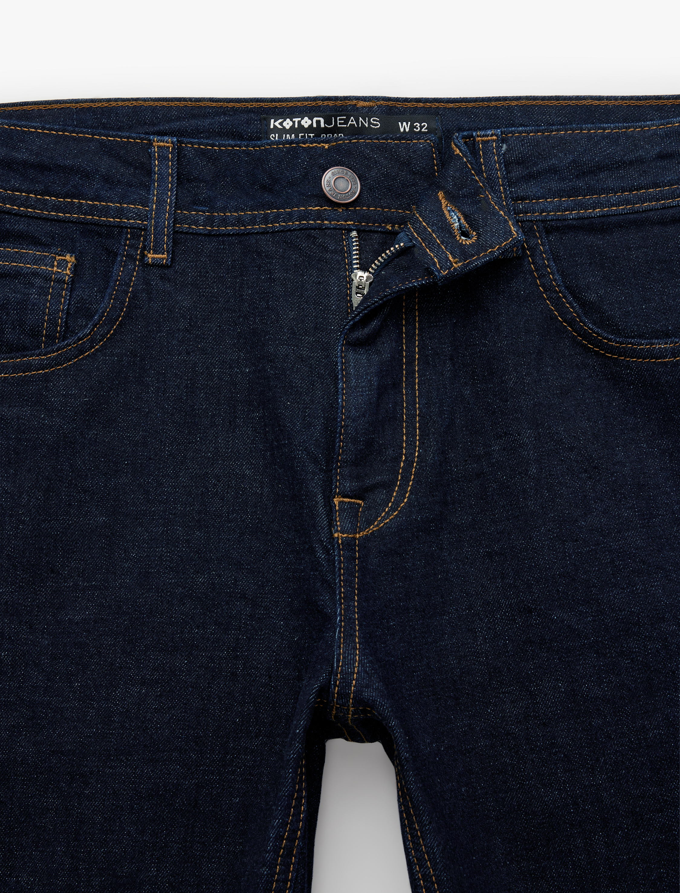   Normal Bel Cepli Pamuklu Slim Fit Jean Pantolon - Slim Fit Jeans