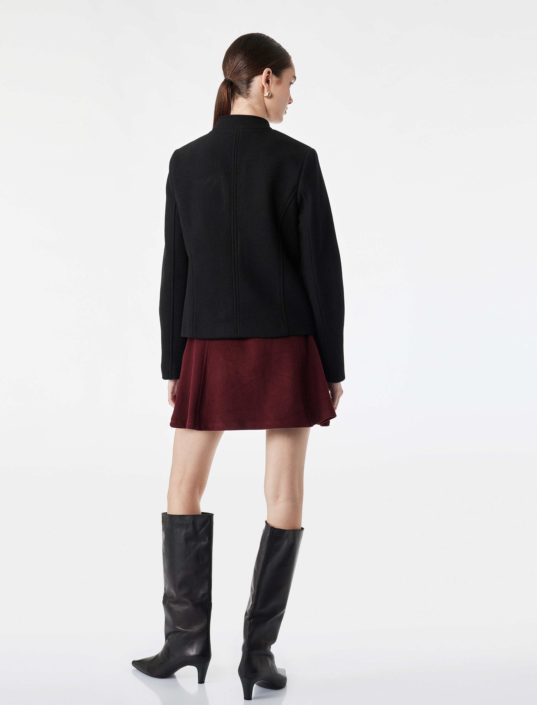   Slim Fit A Kesim Mini Etek