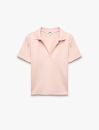 Regular Fit Kısa Kollu Polo Yaka Tişört