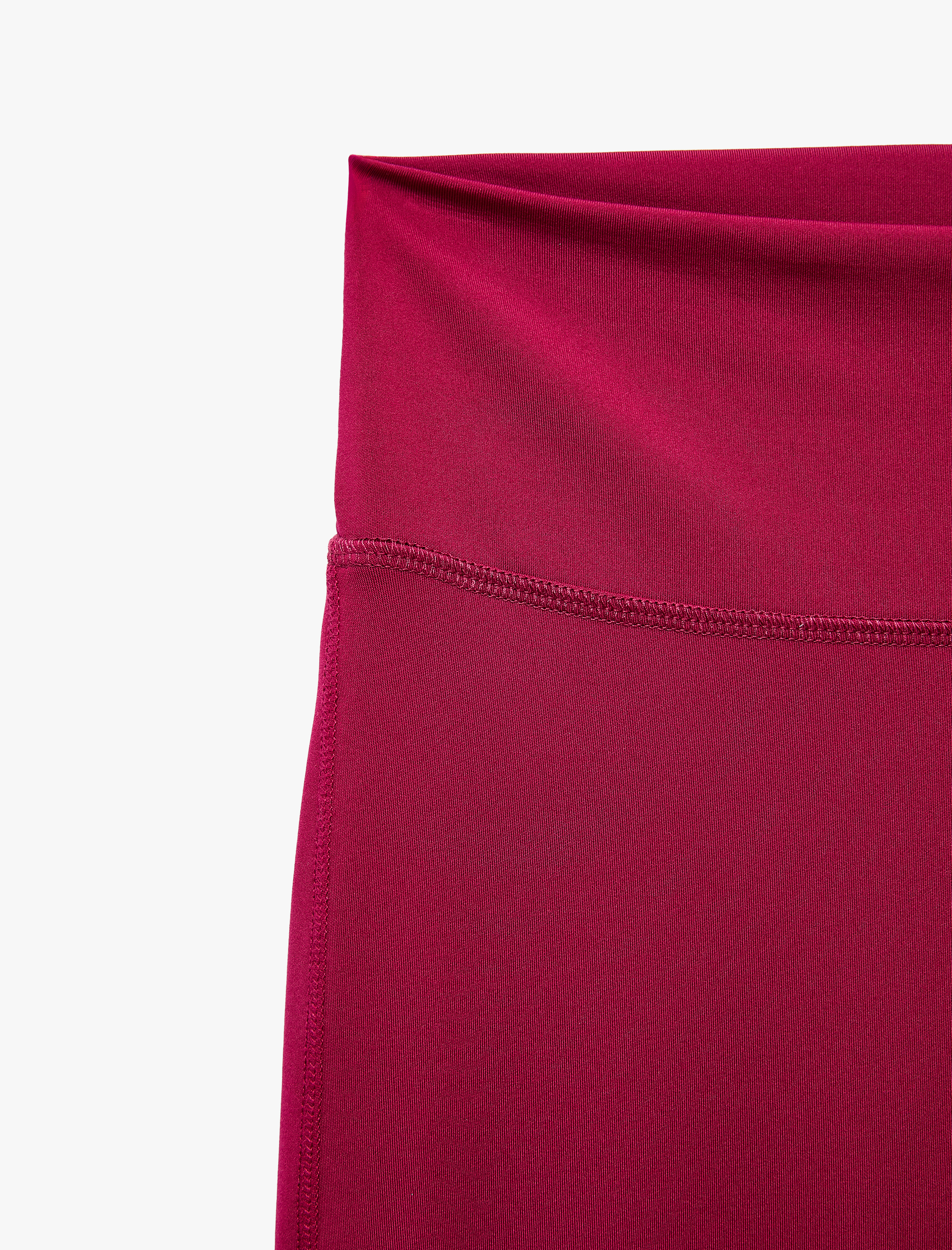   Yüksek Bel Slim Fit Dikiş Detaylı Spor İspanyol Paça Tayt