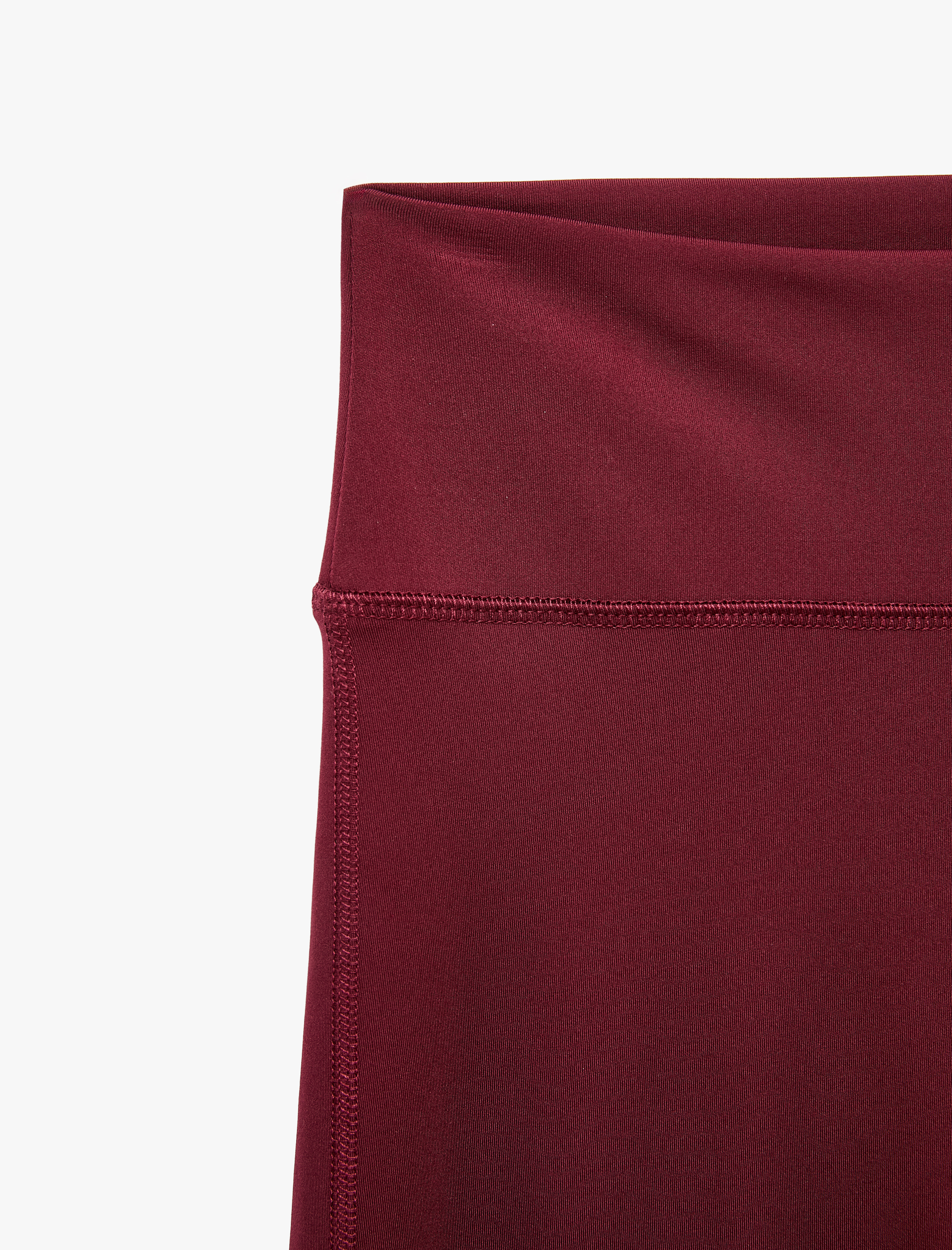   Yüksek Bel Slim Fit Dikiş Detaylı Spor İspanyol Paça Tayt