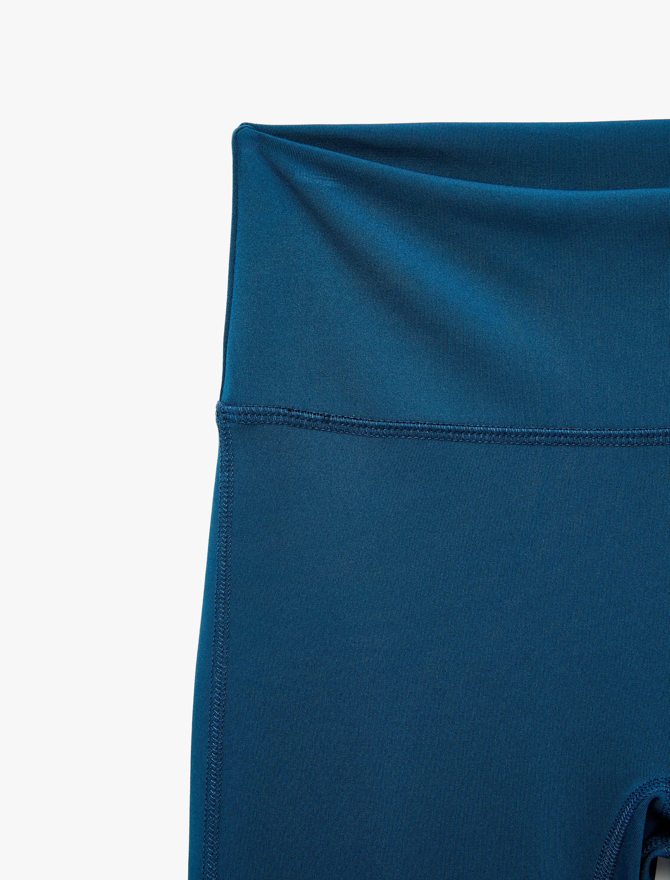   Yüksek Bel Slim Fit Dikiş Detaylı Spor İspanyol Paça Tayt
