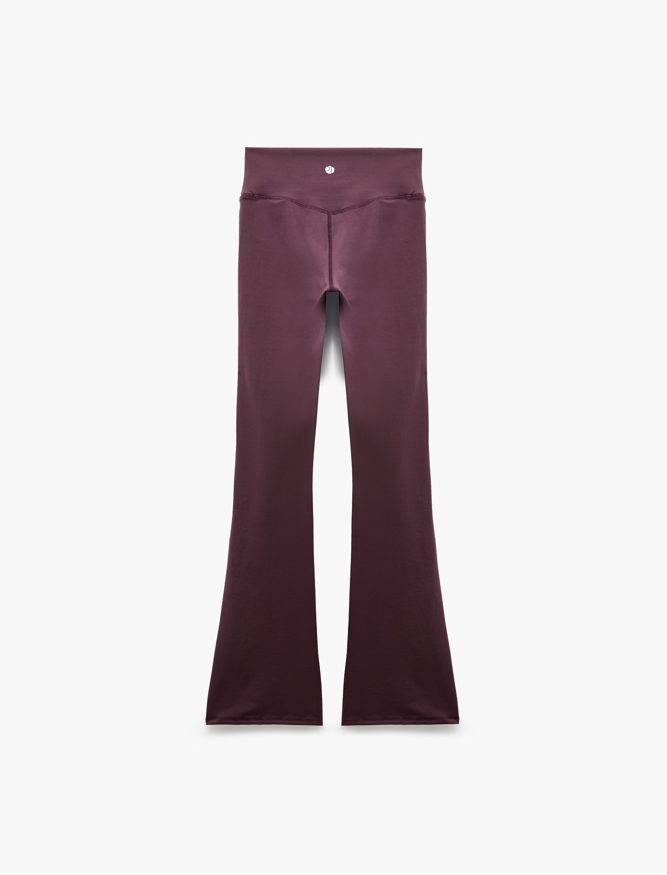   Yüksek Bel Slim Fit Dikiş Detaylı Spor İspanyol Paça Tayt