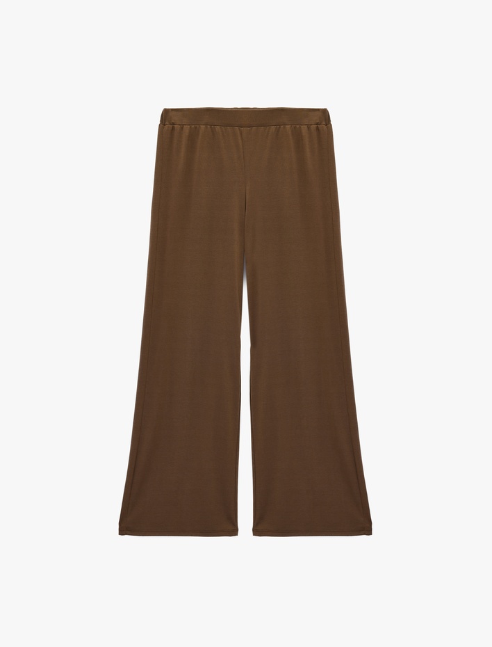  Modal Karışımlı Rahat Kesim Beli Lastikli Pijama Altı