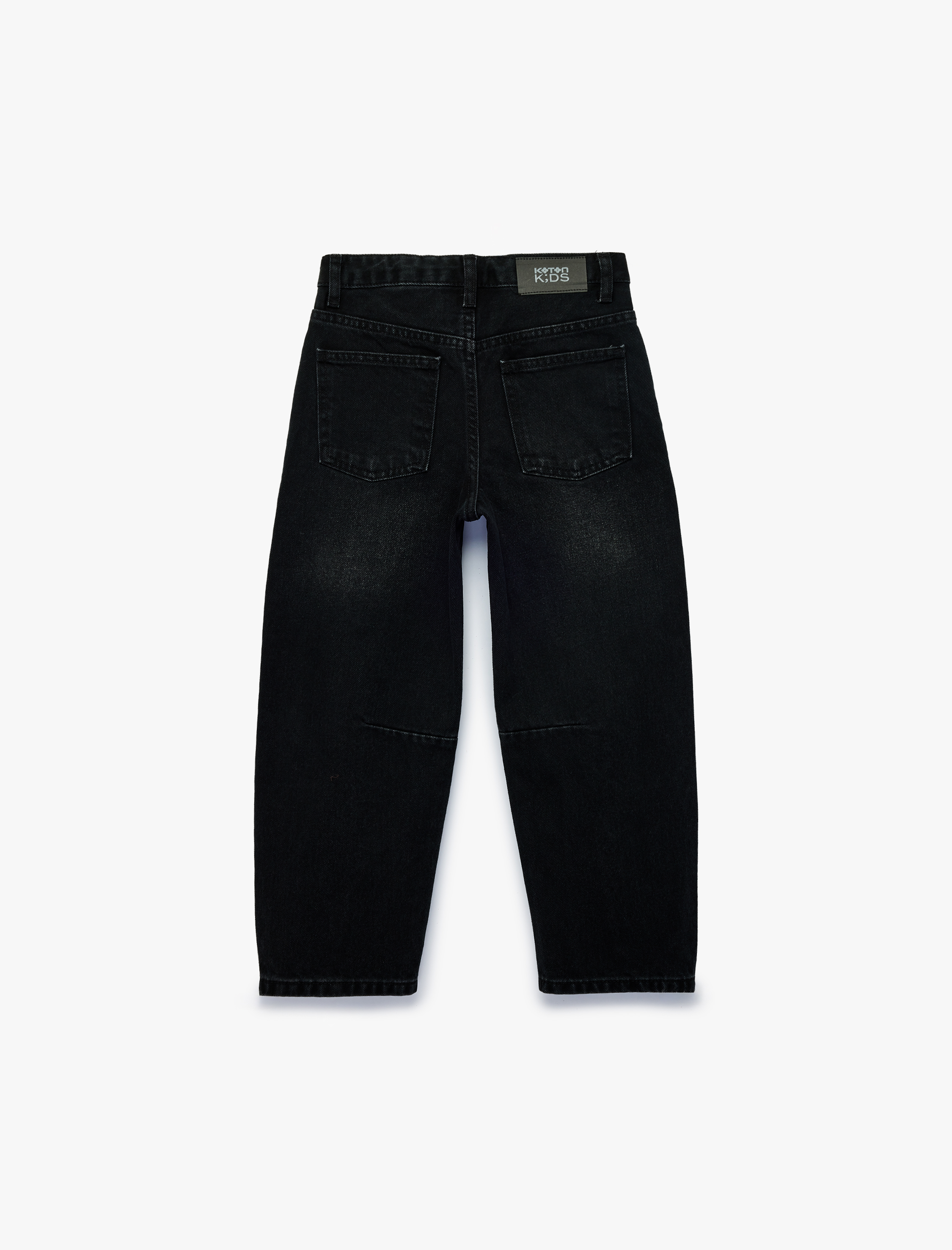  Kız Çocuk Pamuklu Loose Fit Denim Pantolon