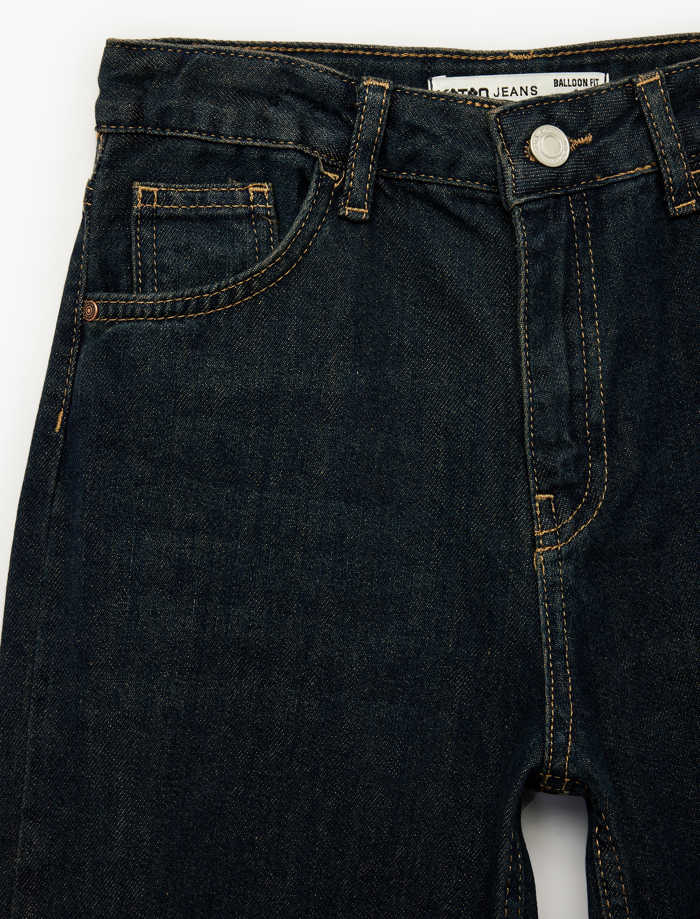  Erkek Çocuk Beli Ayarlanabilir Lastikli Pamuklu Cepli Denim Pantolon