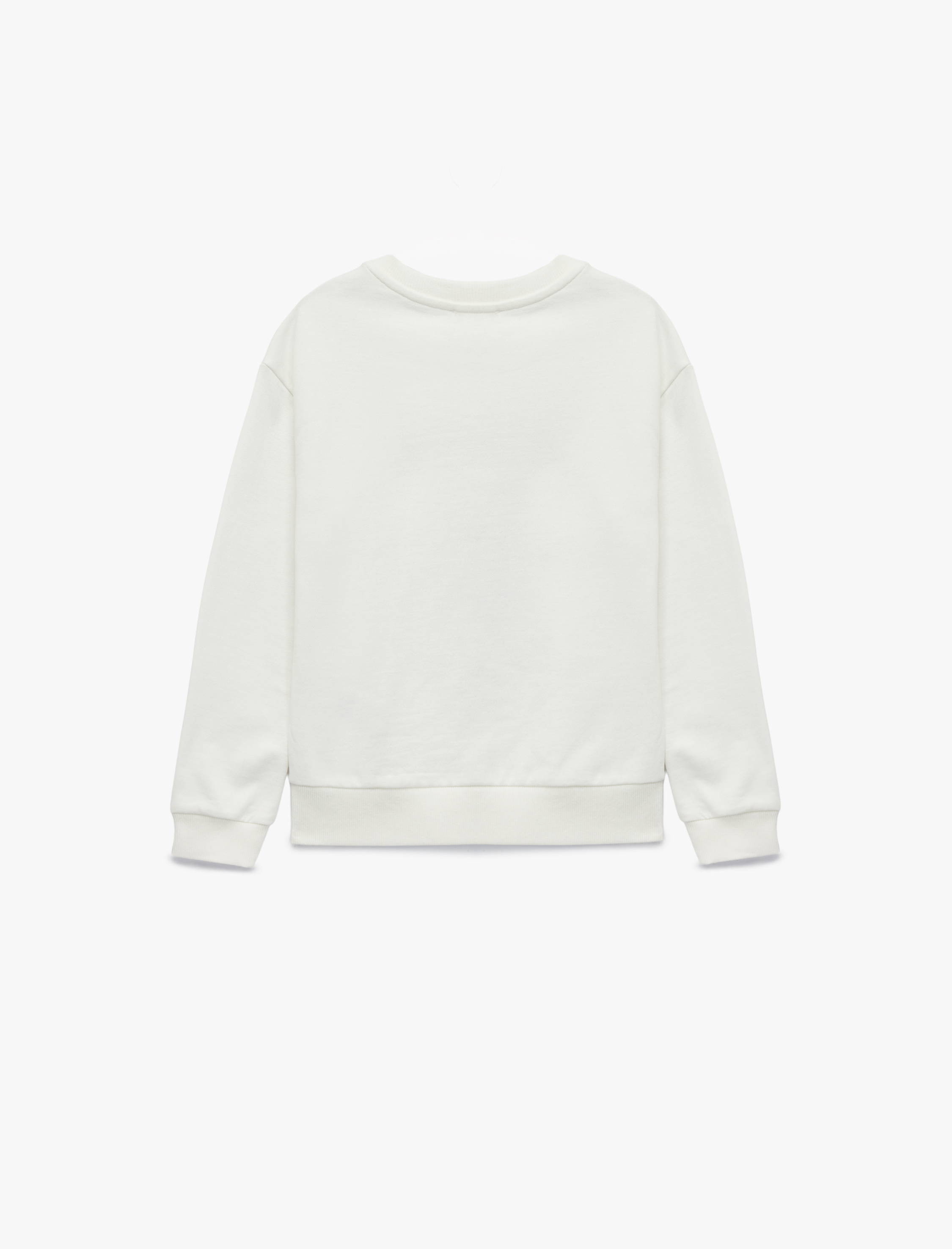  Erkek Çocuk Uzun Kollu Bisiklet Yaka Baskılı Sweatshirt