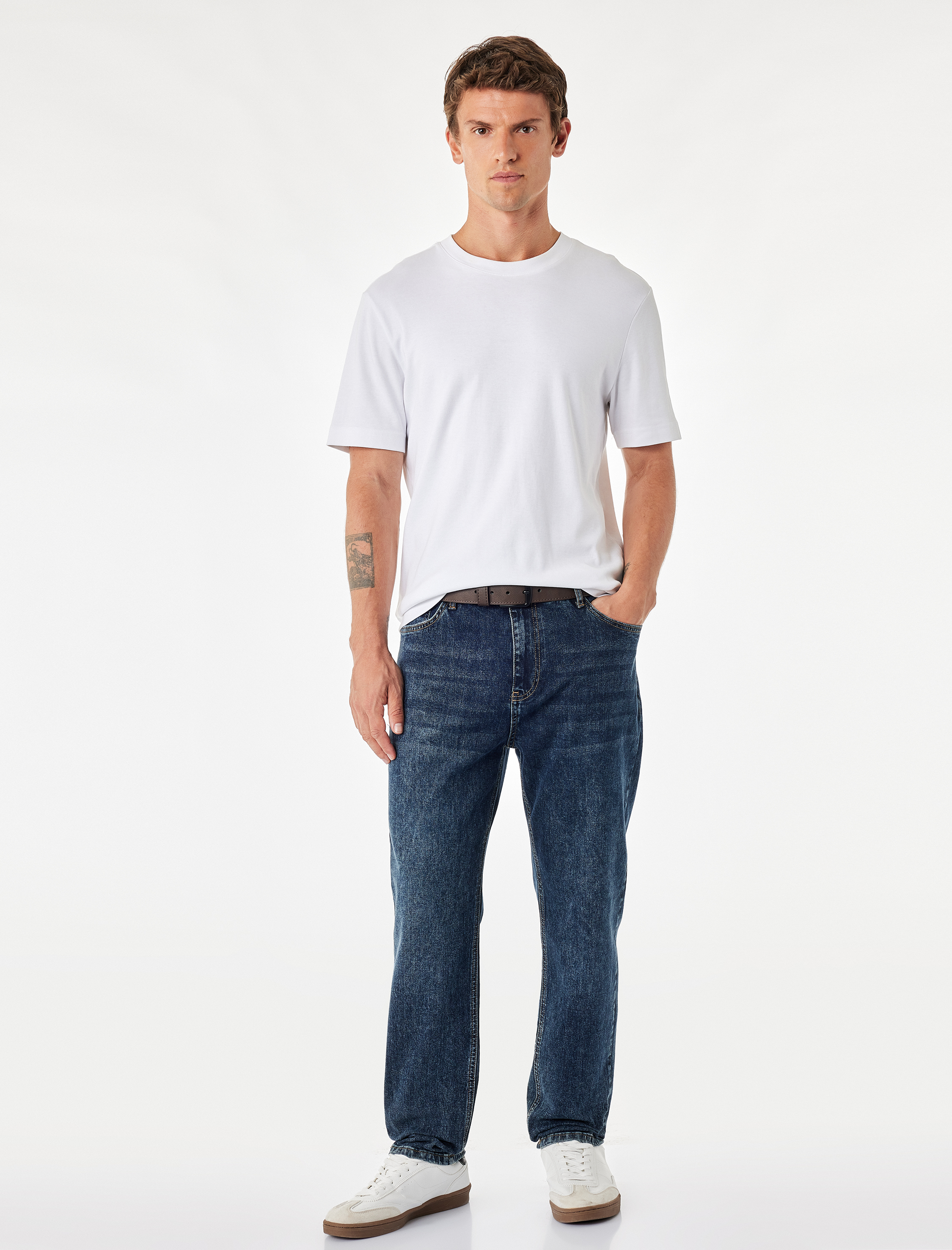   Normal Bel Cepli Pamuklu Tapered Fit Jean Pantolon - Joe Jean
