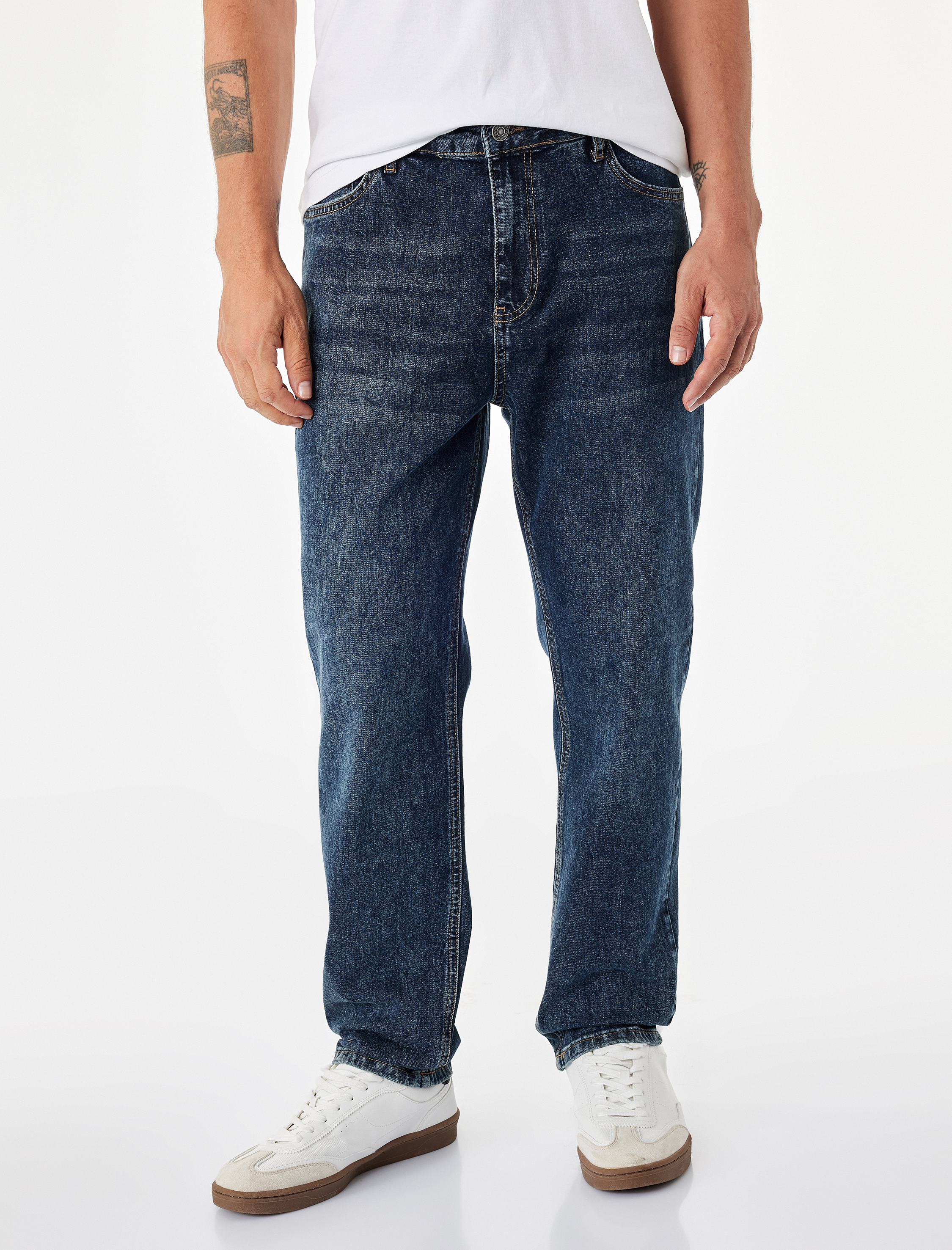   Normal Bel Cepli Pamuklu Tapered Fit Jean Pantolon - Joe Jean