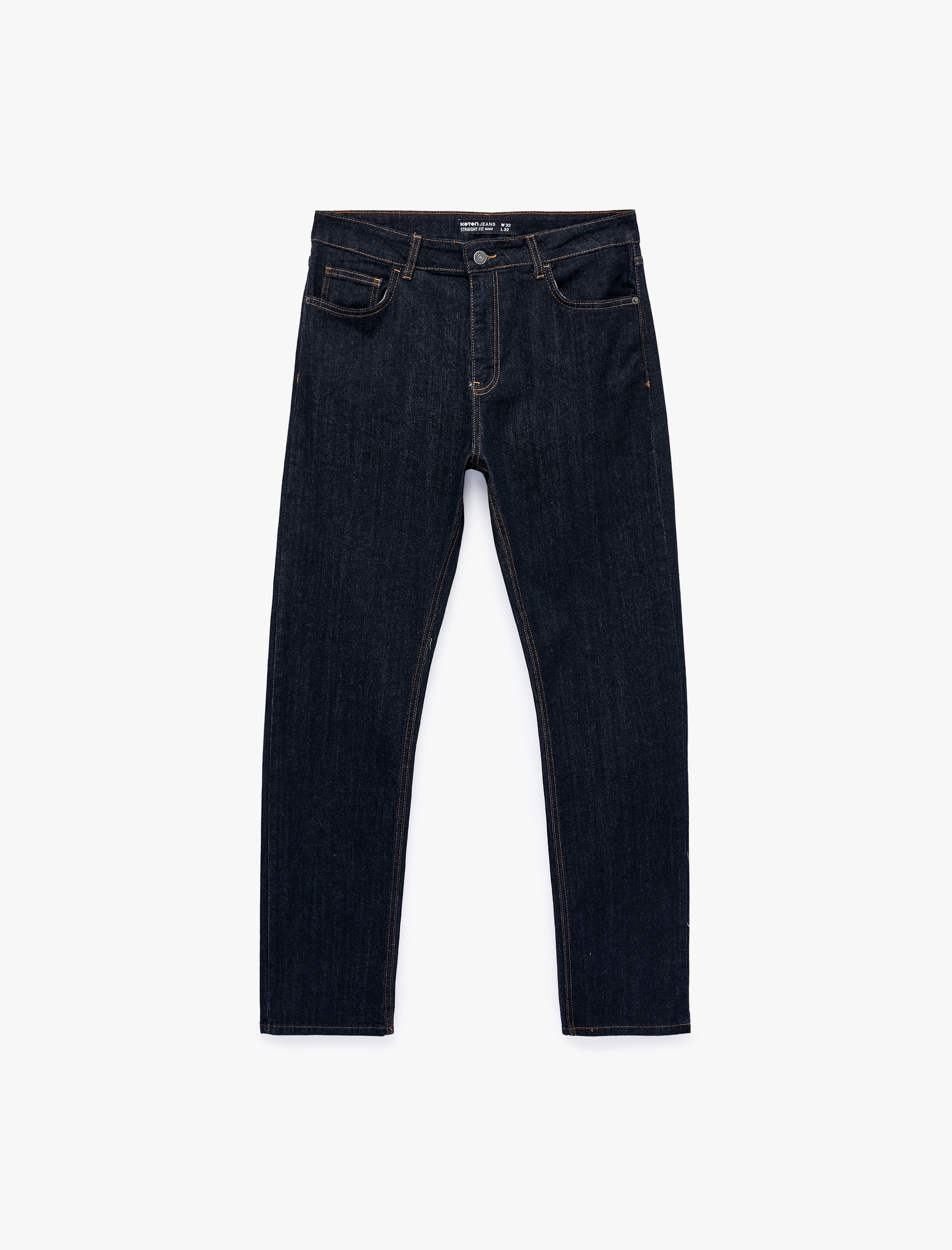   Normal Bel Pamuklu Straight Fit Jean Pantolon - Mark Jean