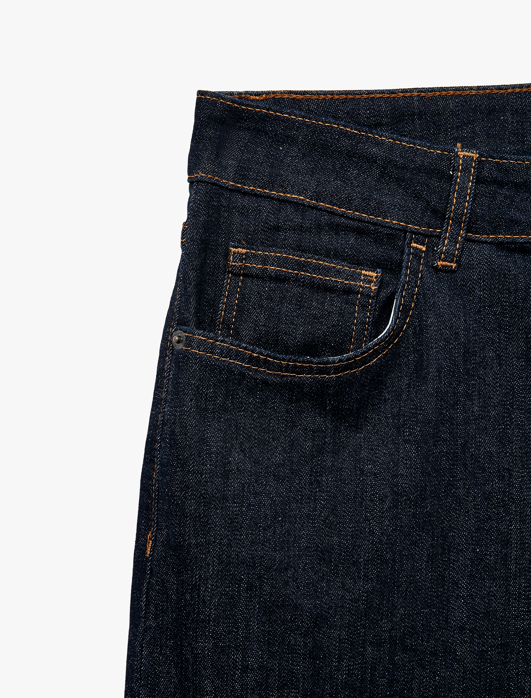   Normal Bel Pamuklu Straight Fit Jean Pantolon - Mark Jean