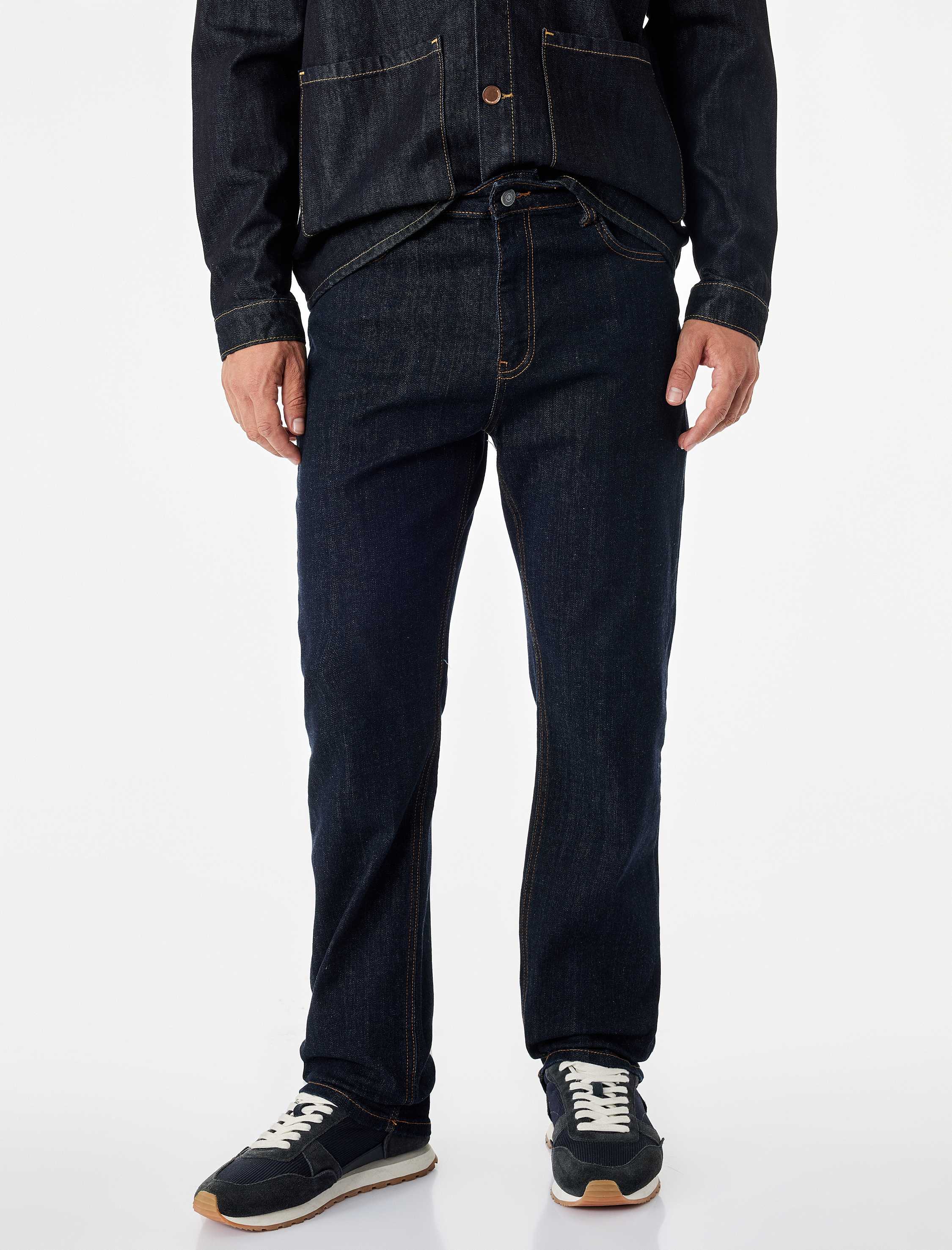   Normal Bel Pamuklu Straight Fit Jean Pantolon - Mark Jean