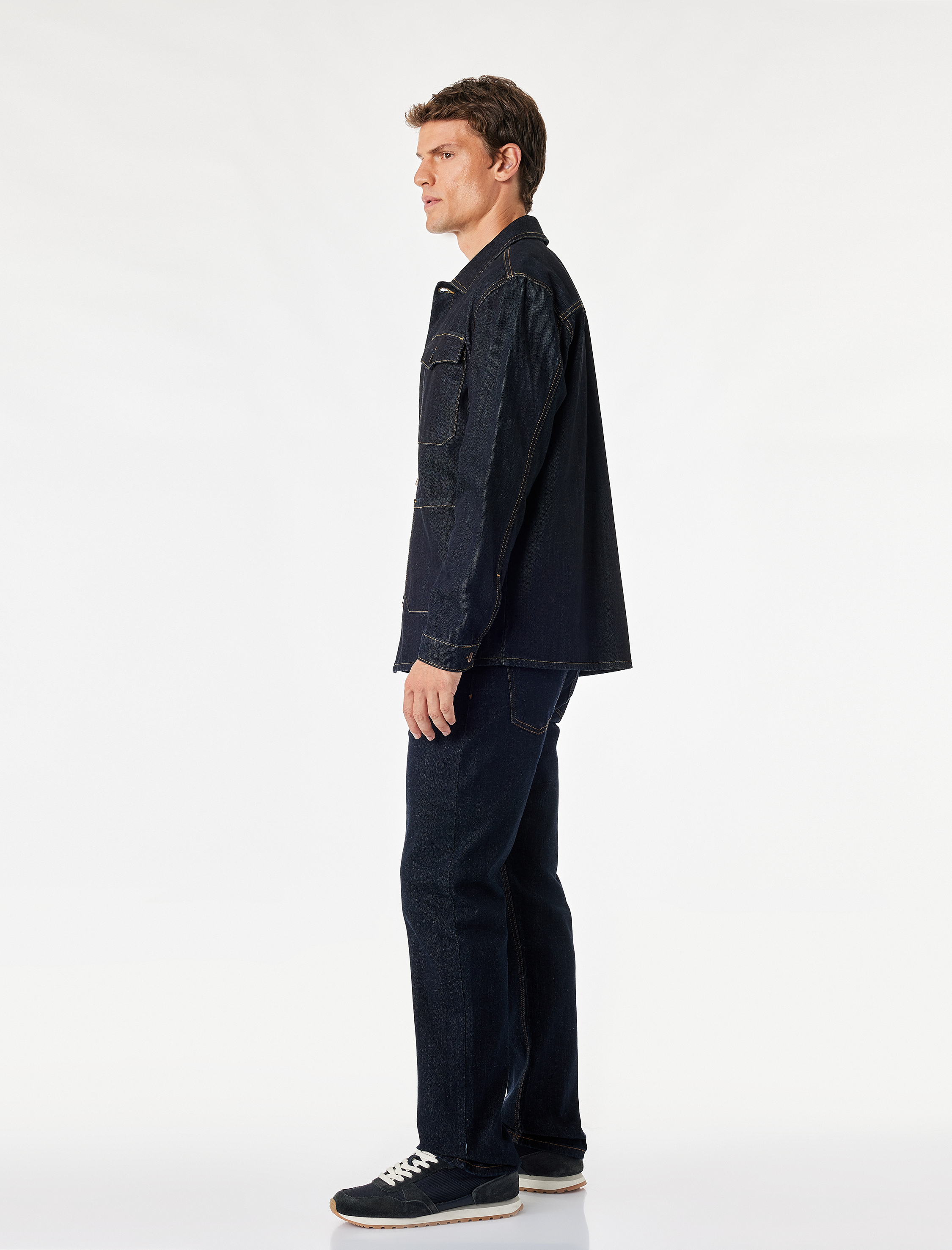   Normal Bel Pamuklu Straight Fit Jean Pantolon - Mark Jean
