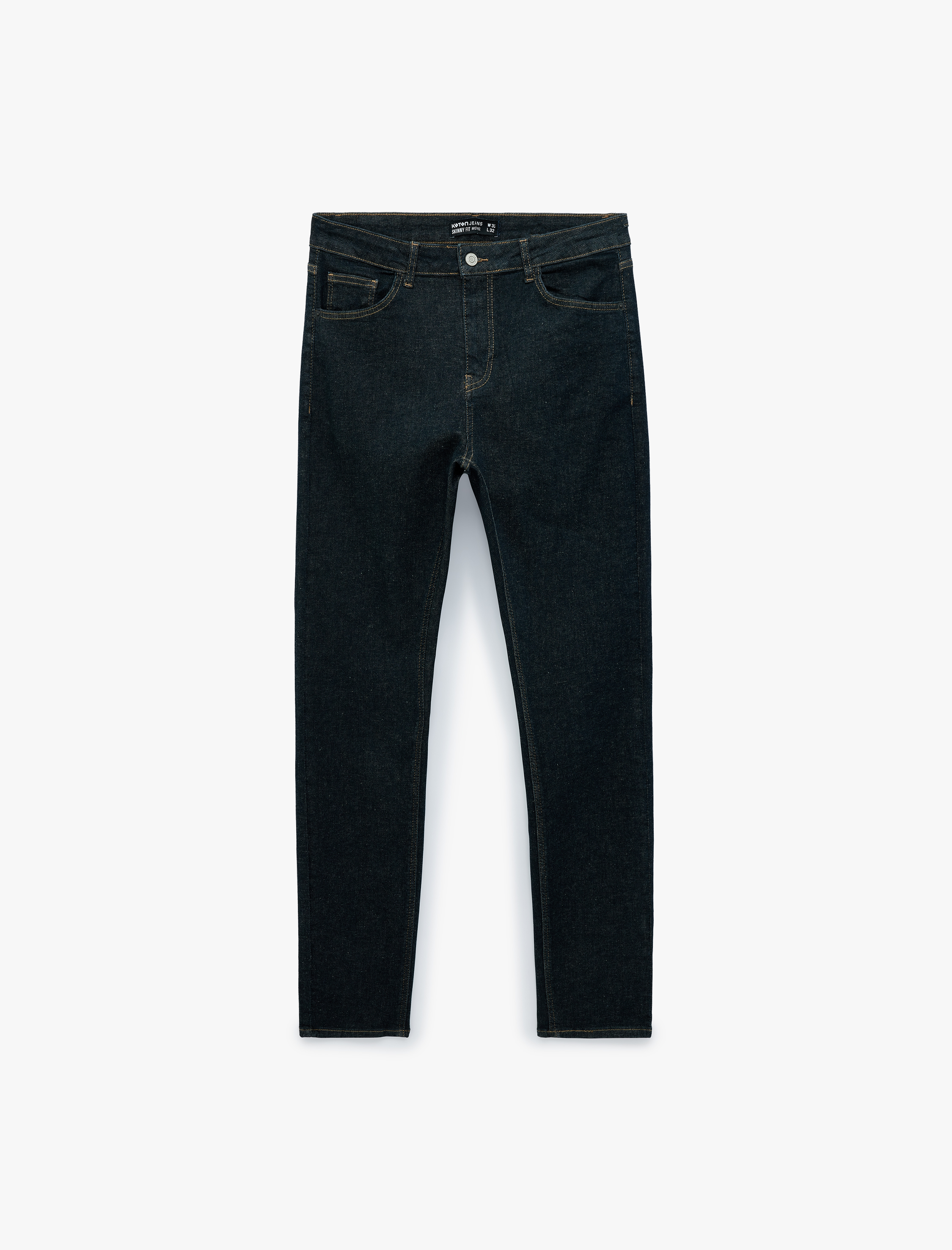   Normal Bel Cepli Skinny Fit Pamuklu Jean Pantolon - Skinny Jeans