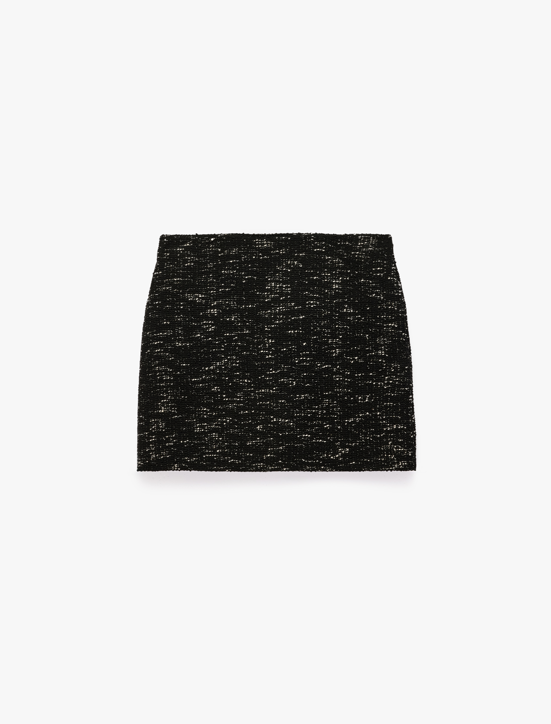   Fermuar Detaylı Normal Bel Slim Fit Tüvit Mini Etek