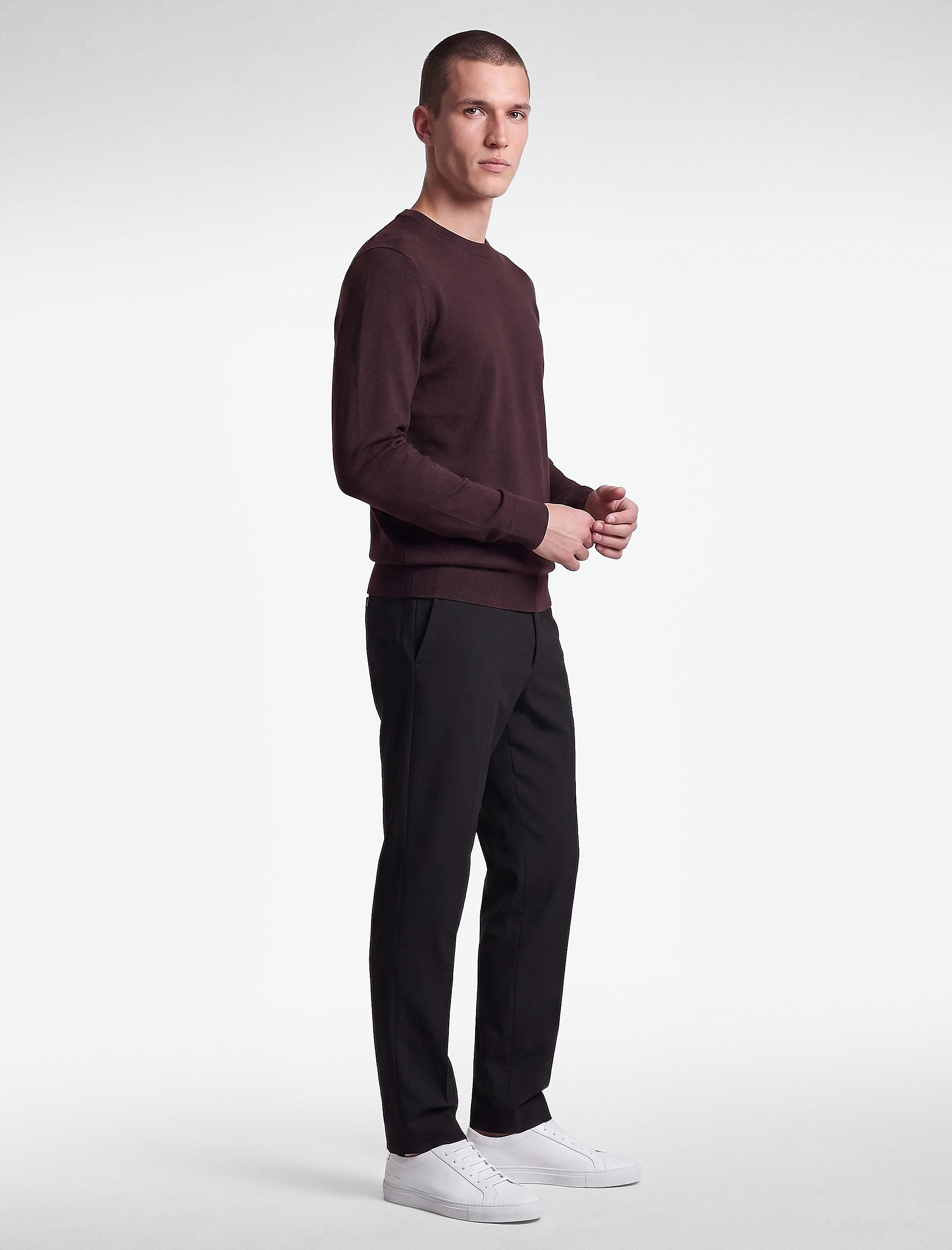   Regular Fit Uzun Kollu Viskon Karışımlı Basic Triko Kazak