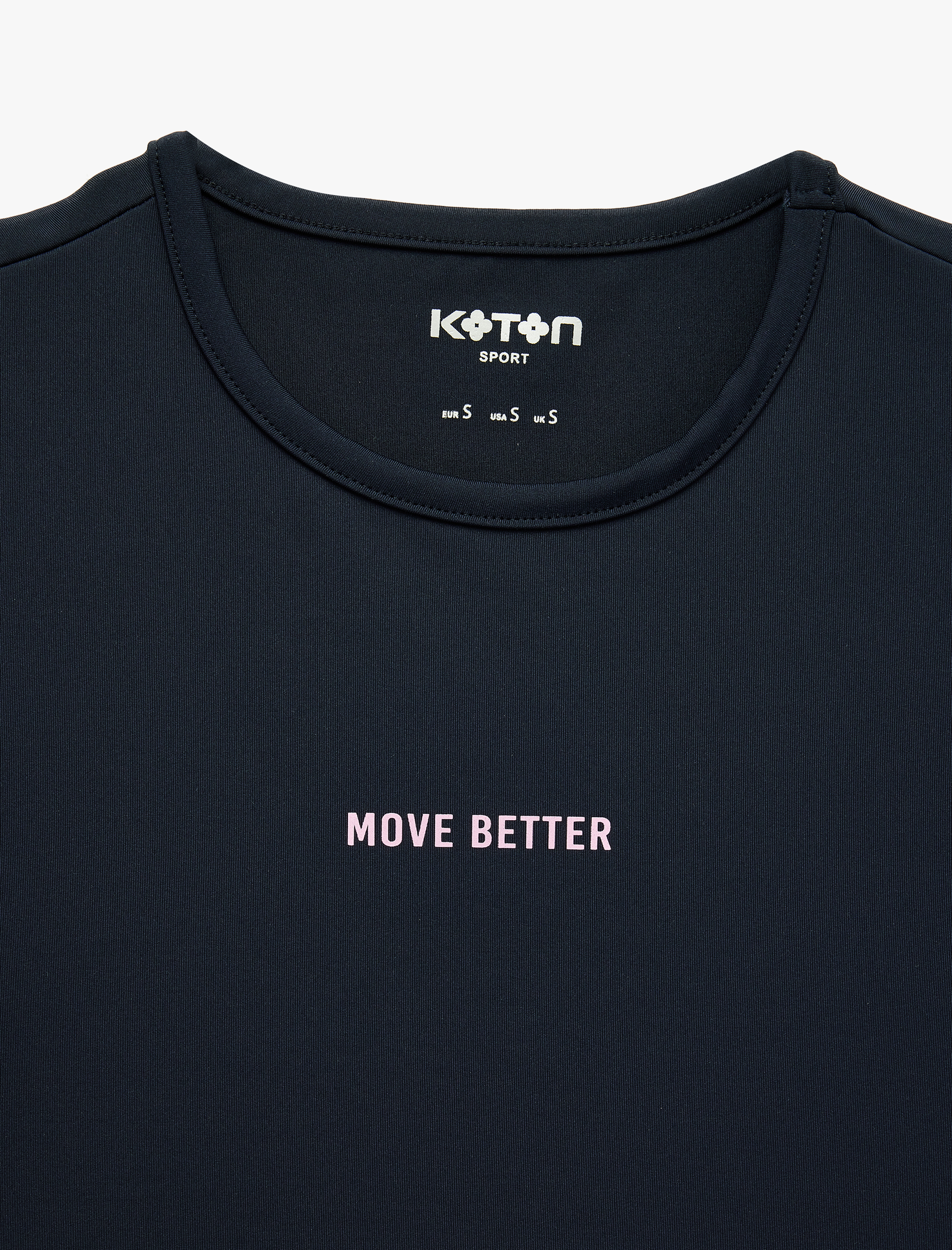   Slim Fit Bisiklet Yaka Kısa Kollu Baskılı Crop Spor Tişört