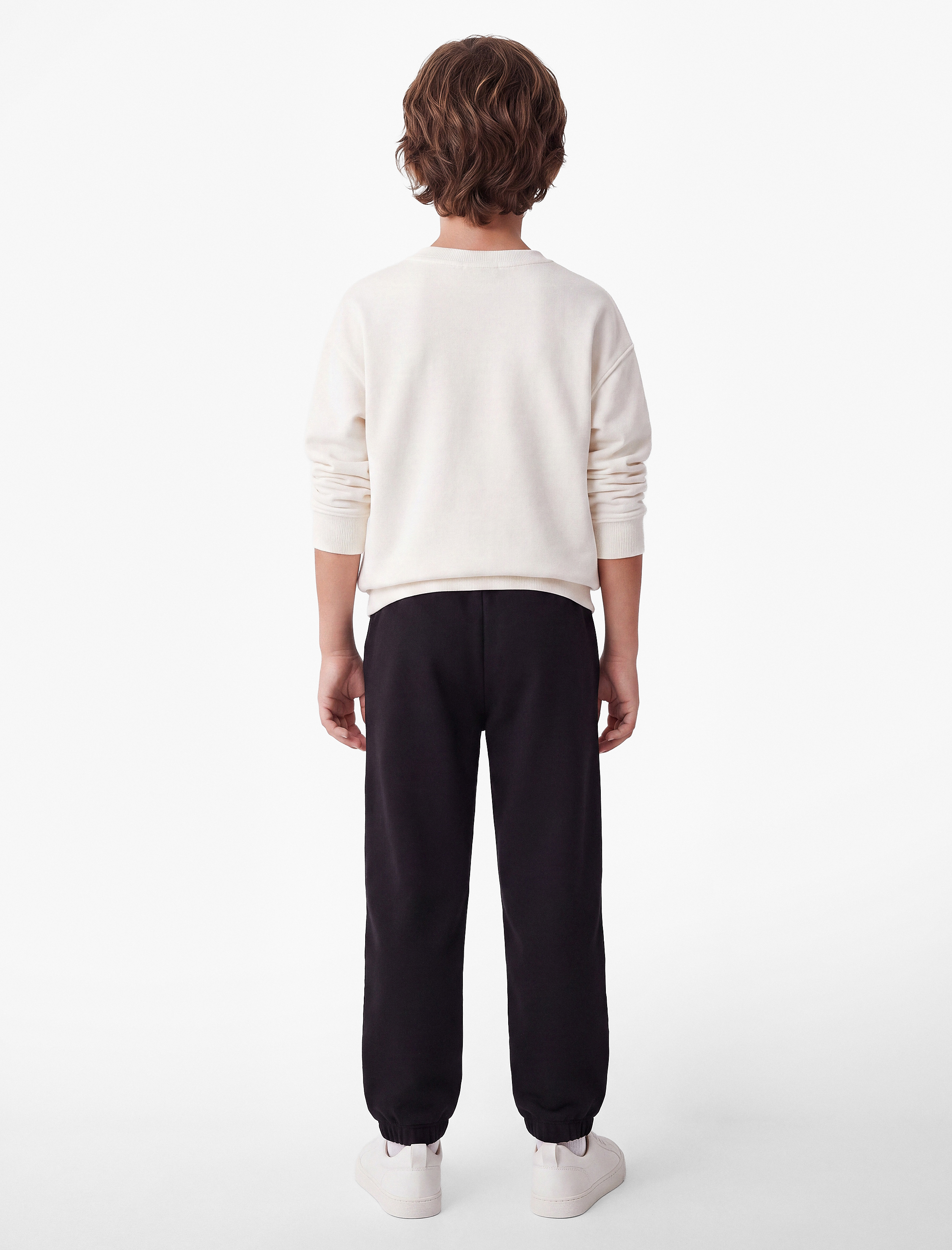  Erkek Çocuk Beli Lastikli Cepli Basic Jogger Eşofman Altı