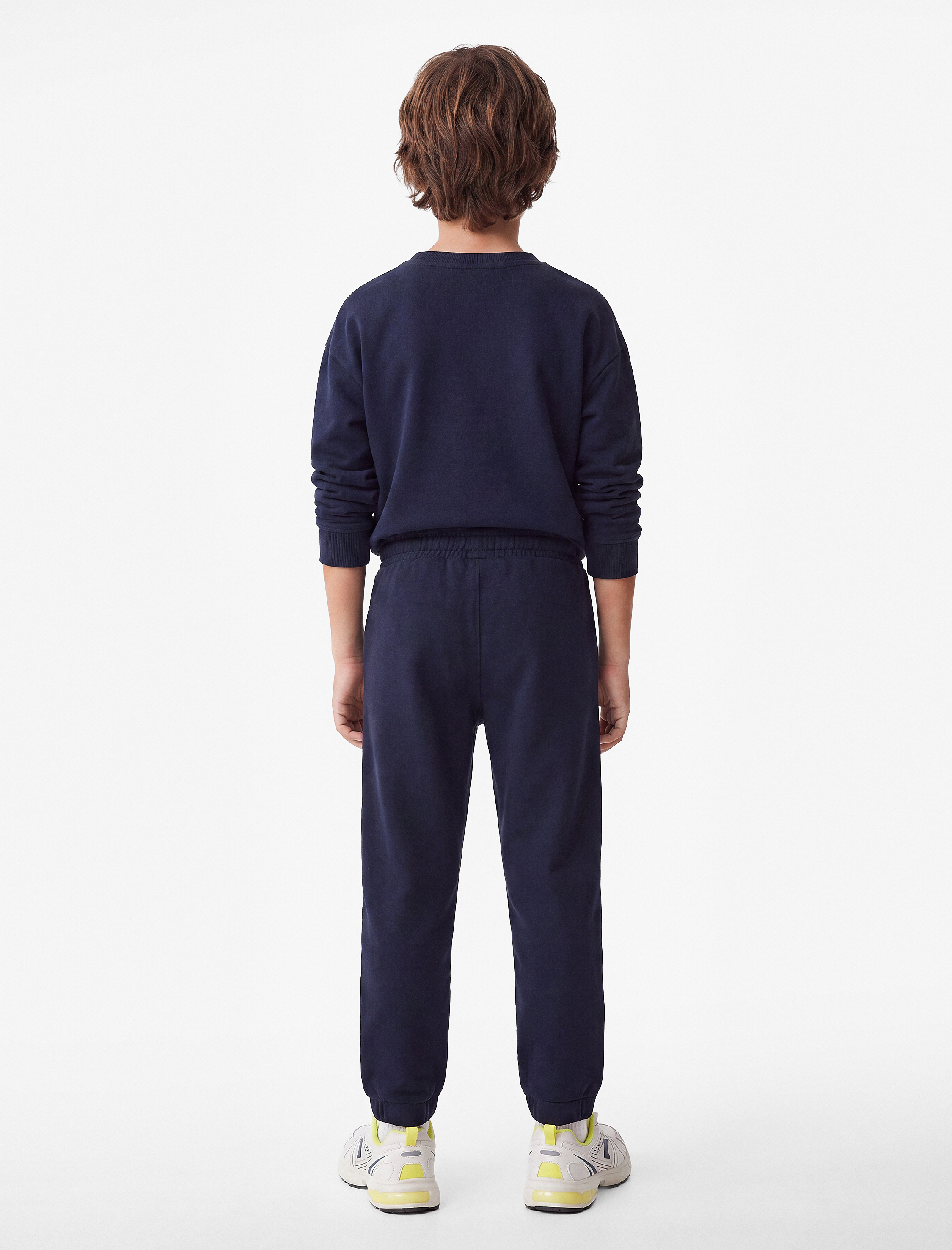  Erkek Çocuk Beli Lastikli Cepli Basic Jogger Eşofman Altı