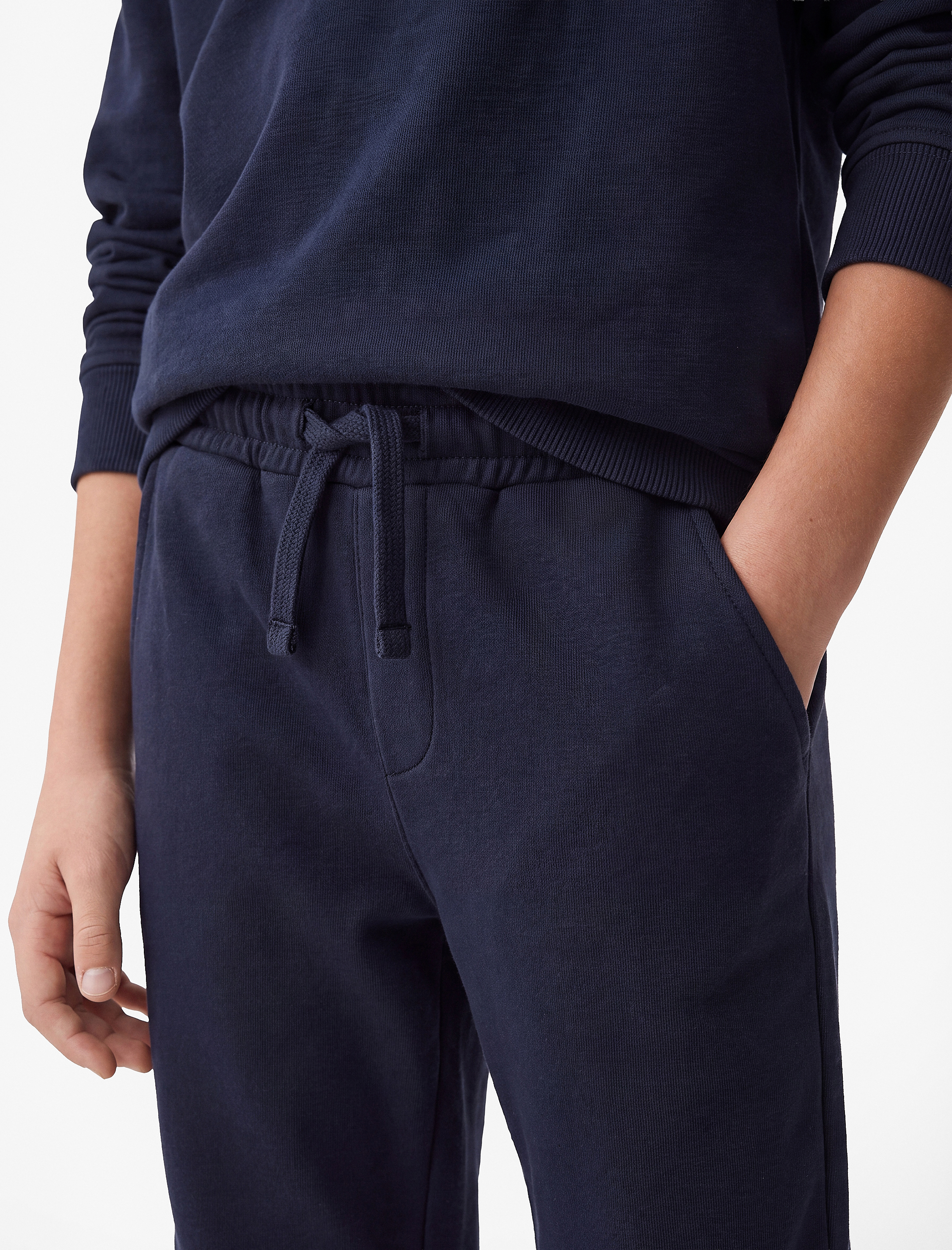  Erkek Çocuk Beli Lastikli Cepli Basic Jogger Eşofman Altı