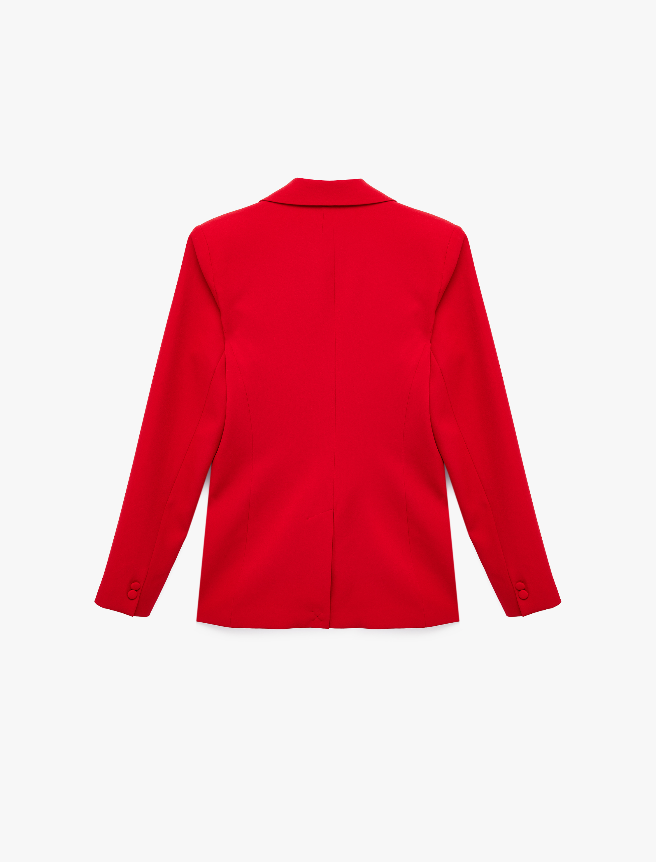   Klasik Yaka Uzun Kollu Cepli Düğmeli Blazer Ceket