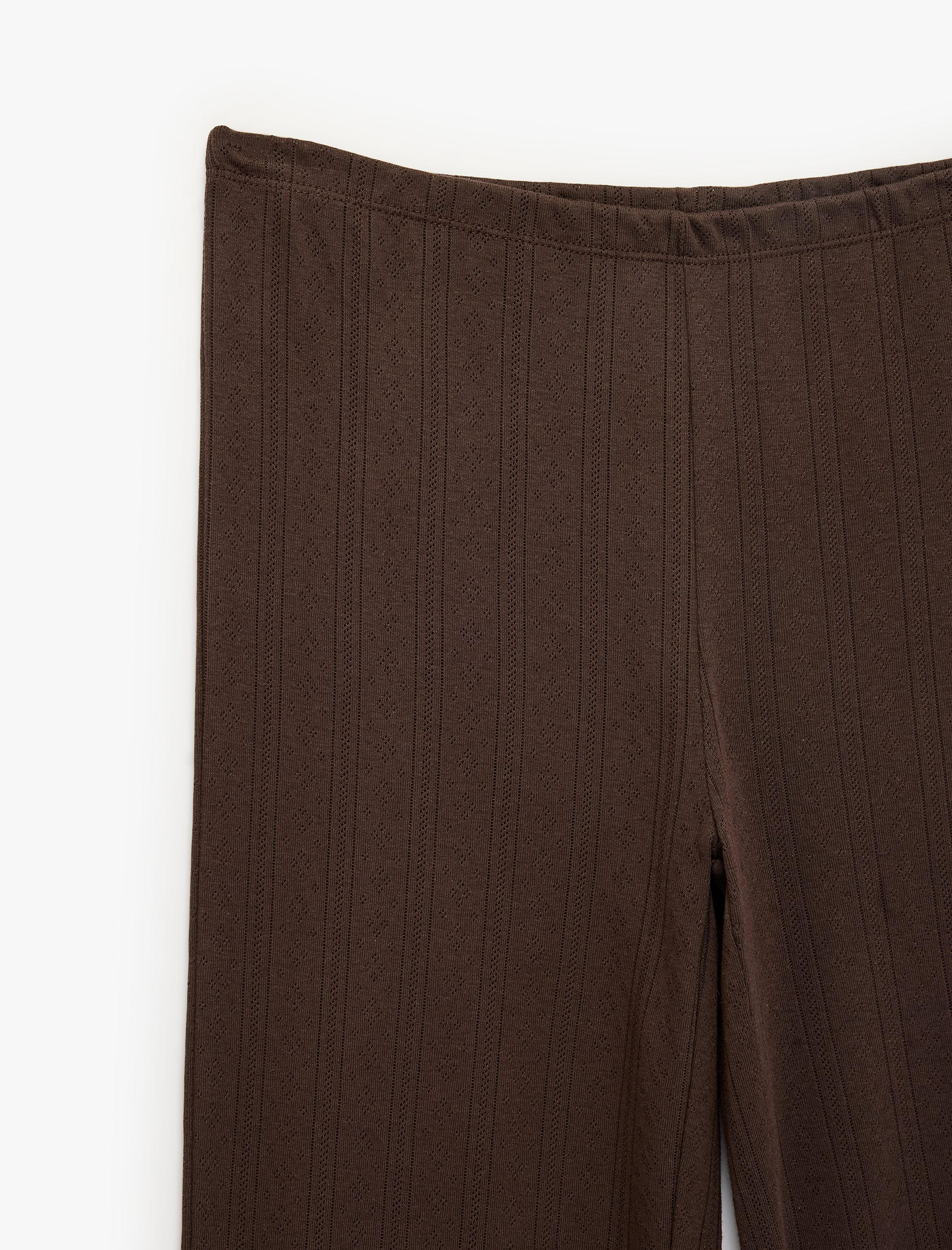   Beli Lastikli Dokulu Uzun Pijama Altı