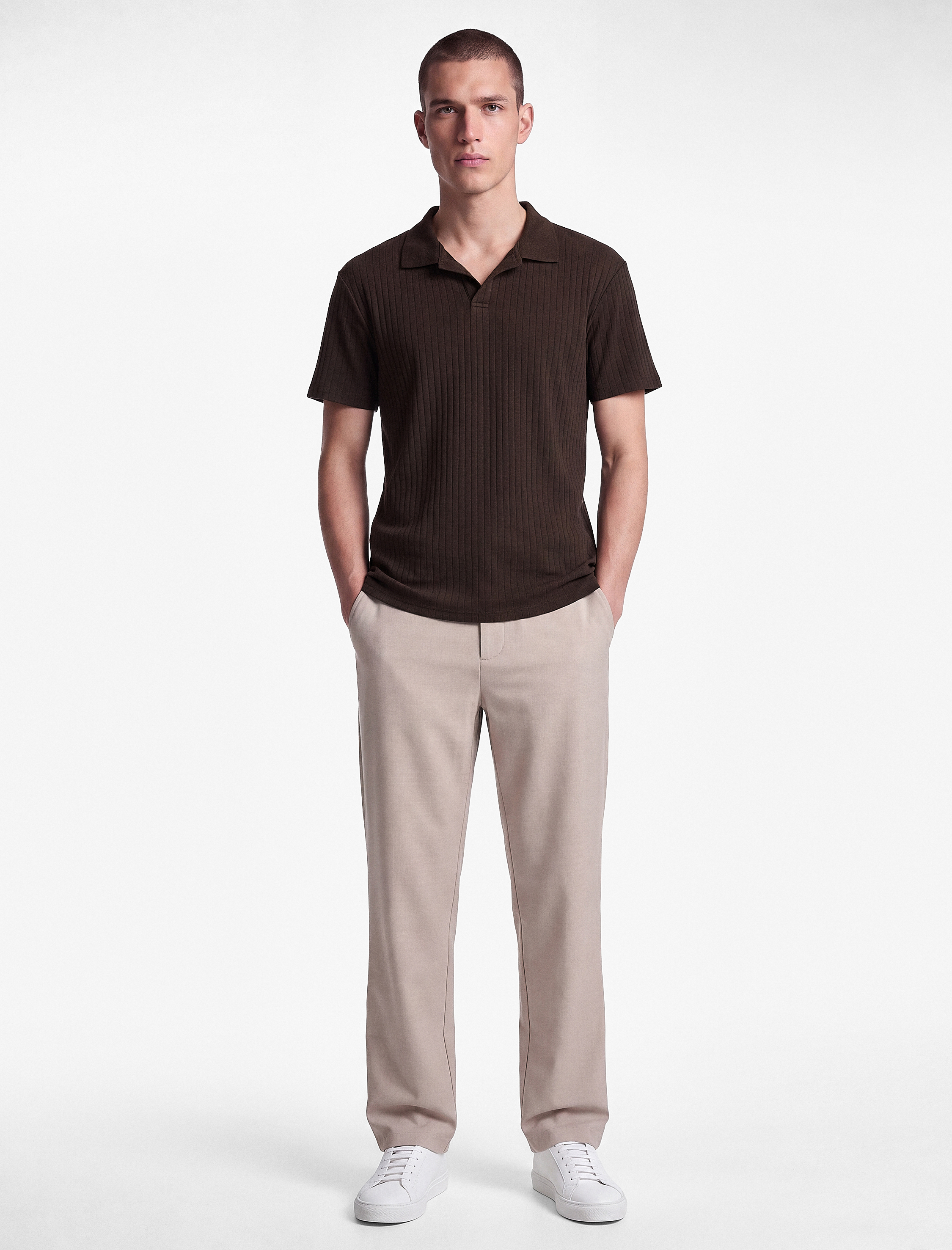   Regular Fit Viskon Karışımlı Cepli Kumaş Pantolon