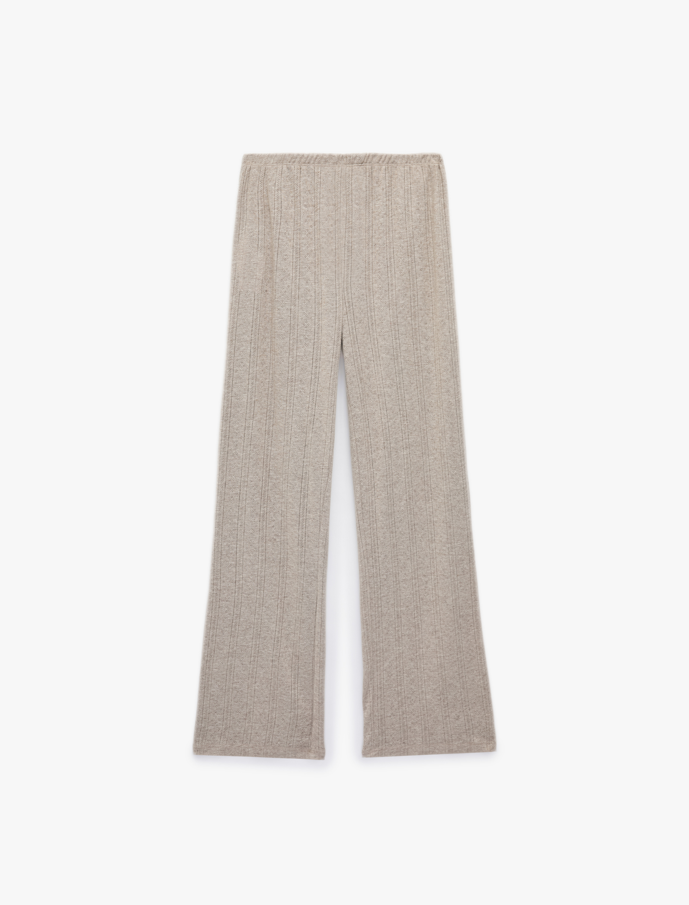 Koton Pamuk Karışımlı Beli Lastikli Pijama Altı görsel 6