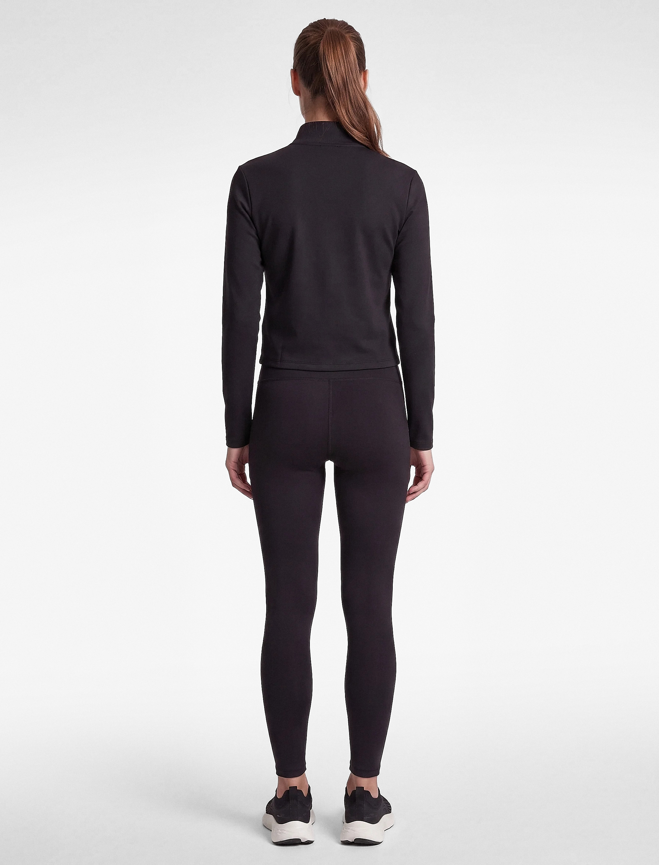   Slim Fit Fermuarlı Dik Yaka Uzun Kollu Baskılı Spor Sweatshirt