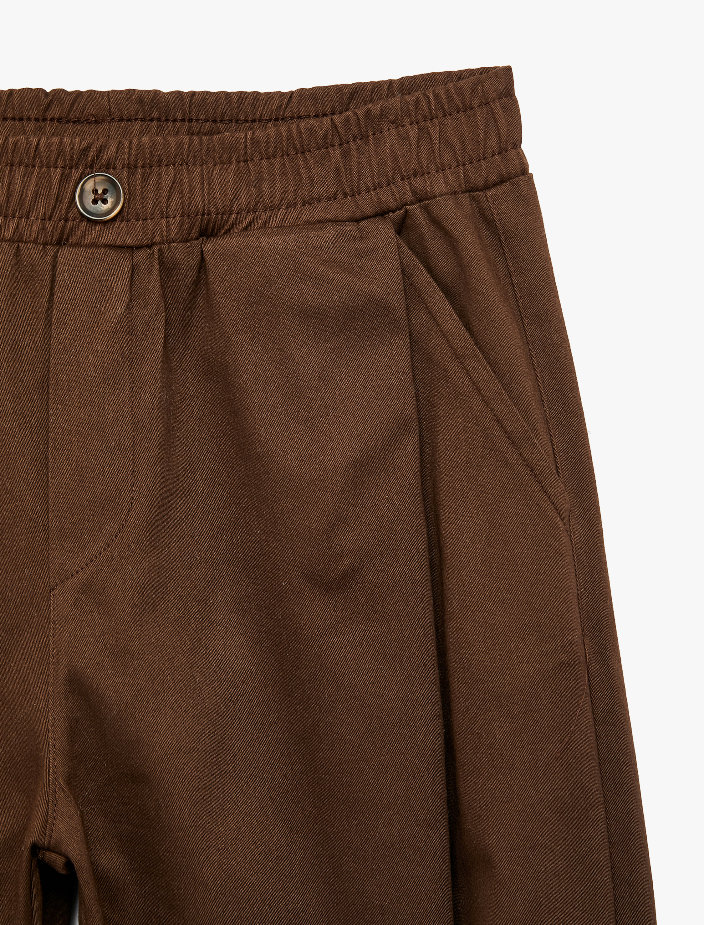  Erkek Çocuk Balon Pantolon Oversize Pile Detaylı Pamuklu