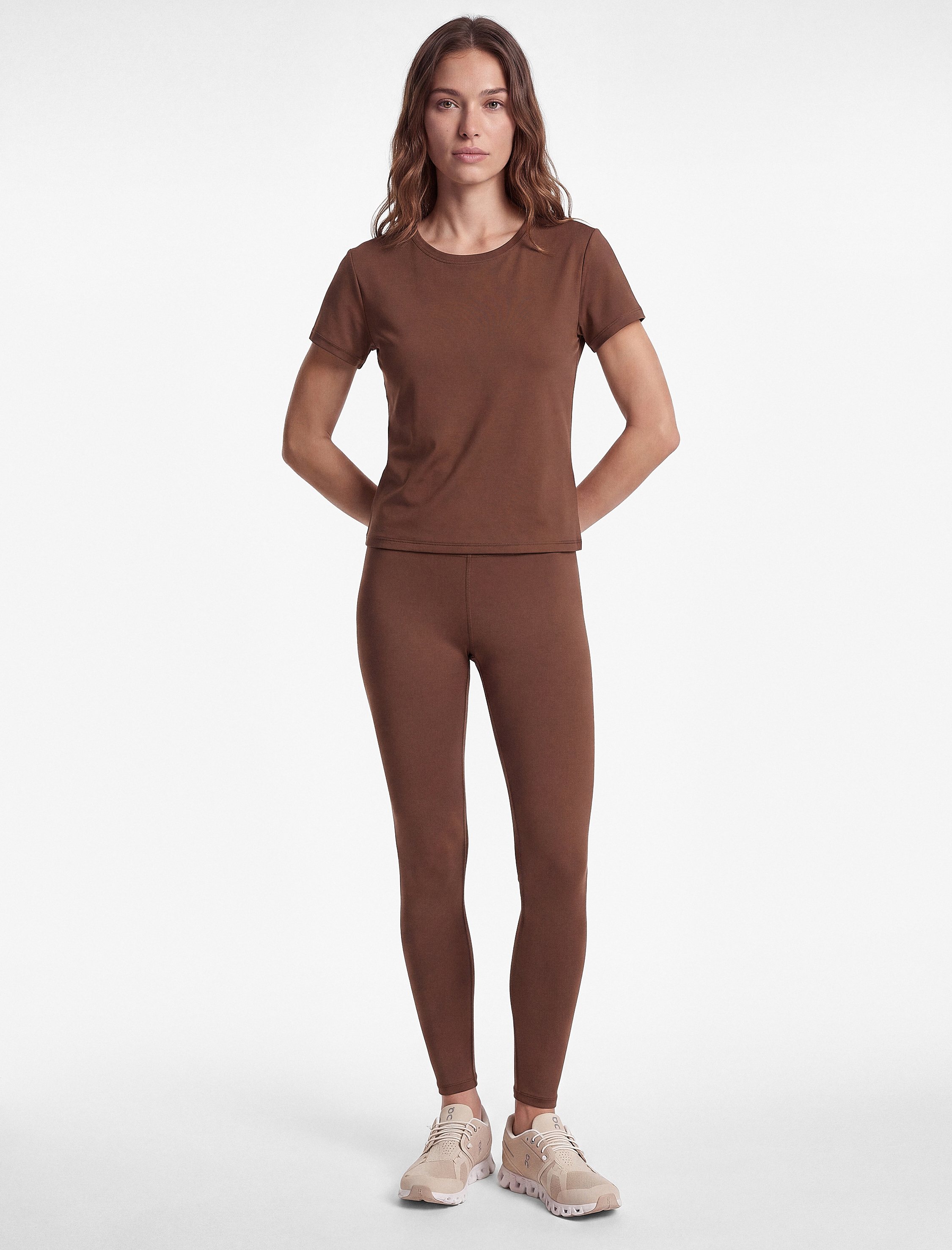   Slim Fit İnterlok Kumaş Kısa Kollu Bisiklet Yaka Spor Tişört