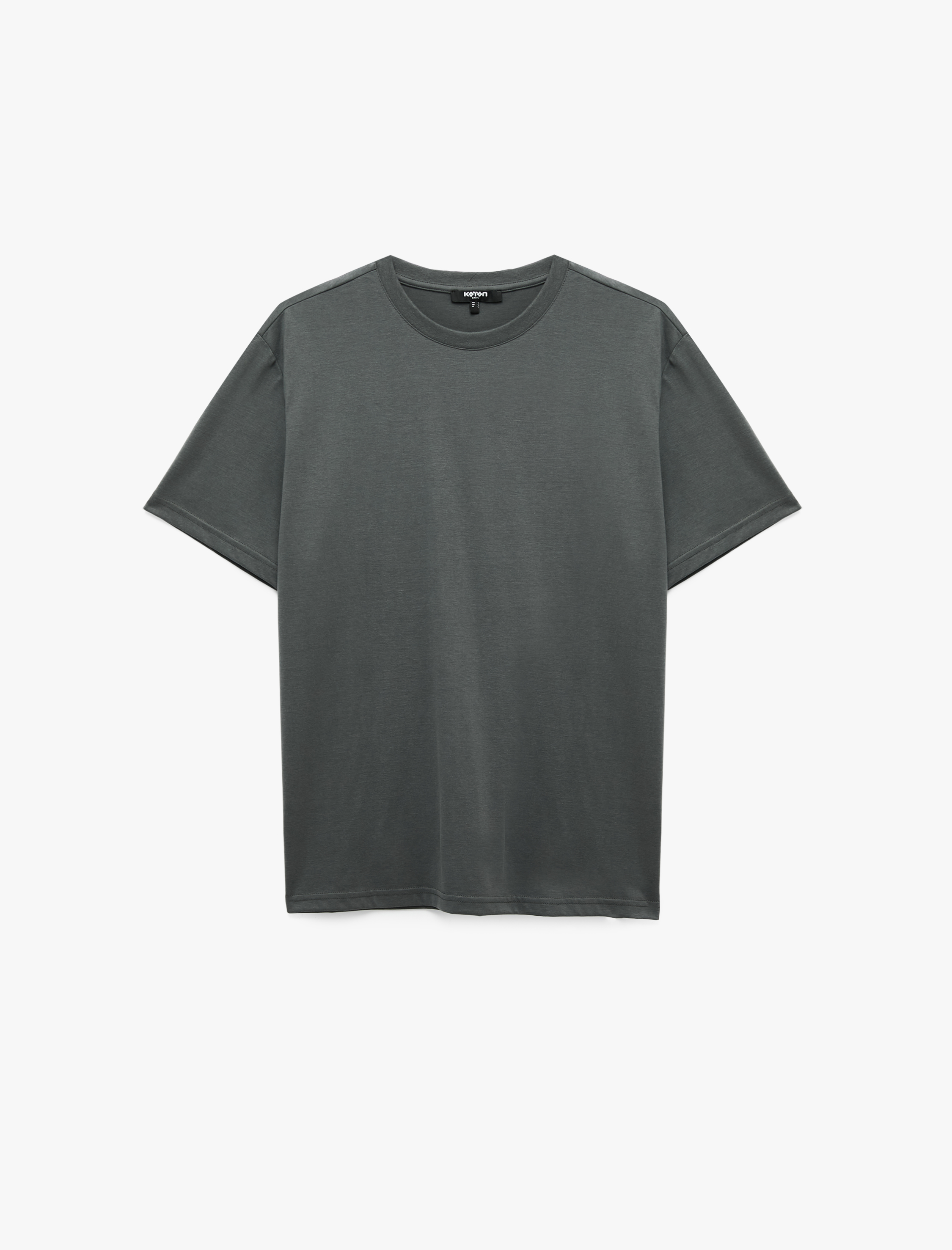   Regular Fit Bisiklet Yaka Kısa Kollu Basic Tişört