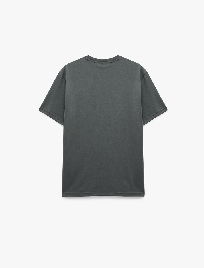  Regular Fit Bisiklet Yaka Kısa Kollu Basic Tişört