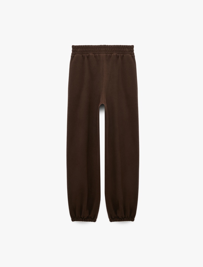  Beli Lastikli Cep Detaylı Basic Jogger Eşofman Altı