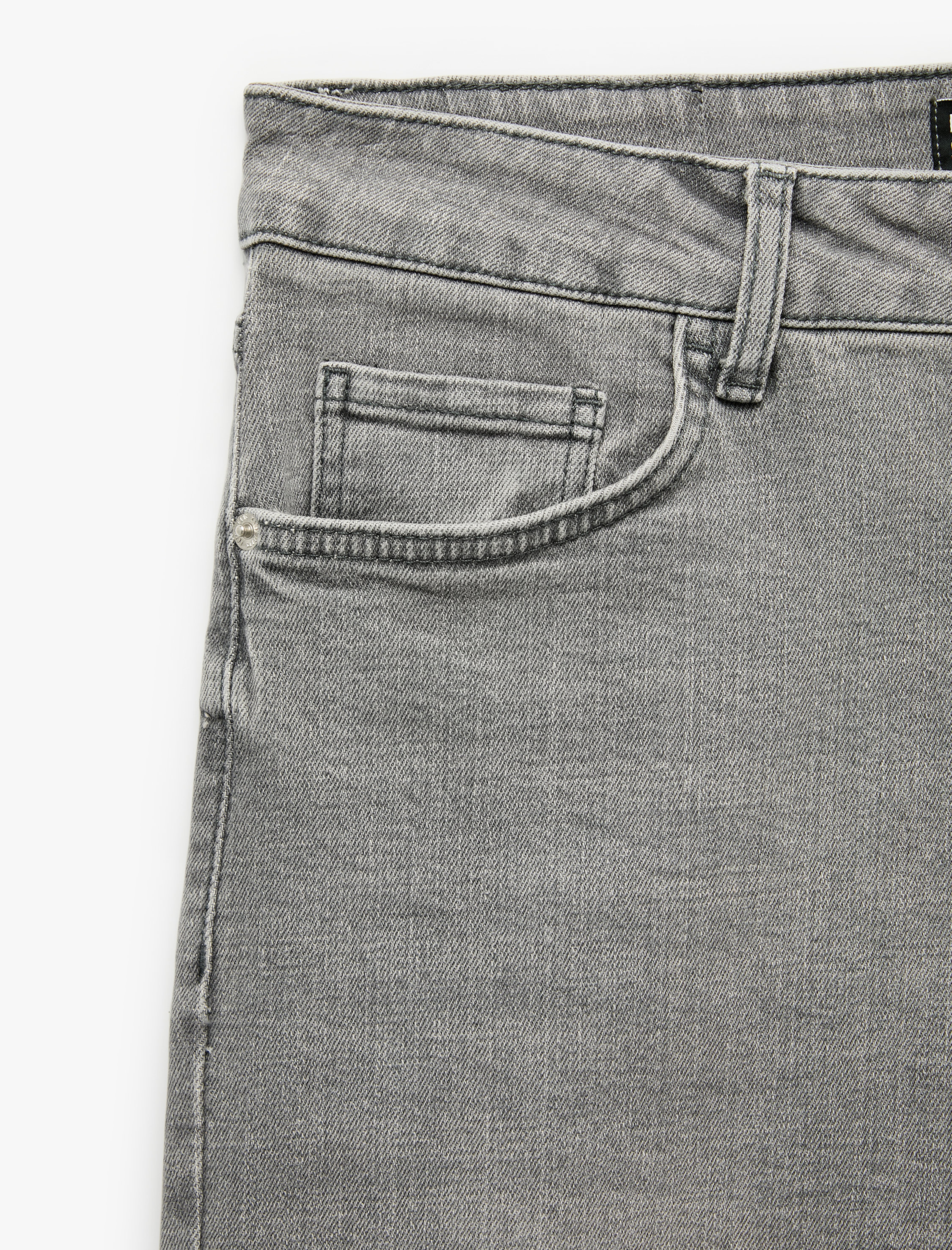   Yıkamalı Cep Detaylı Normal Bel Slim Fit Pamuklu Dar Paça Jean Pantolon - Slim Fit Jeans