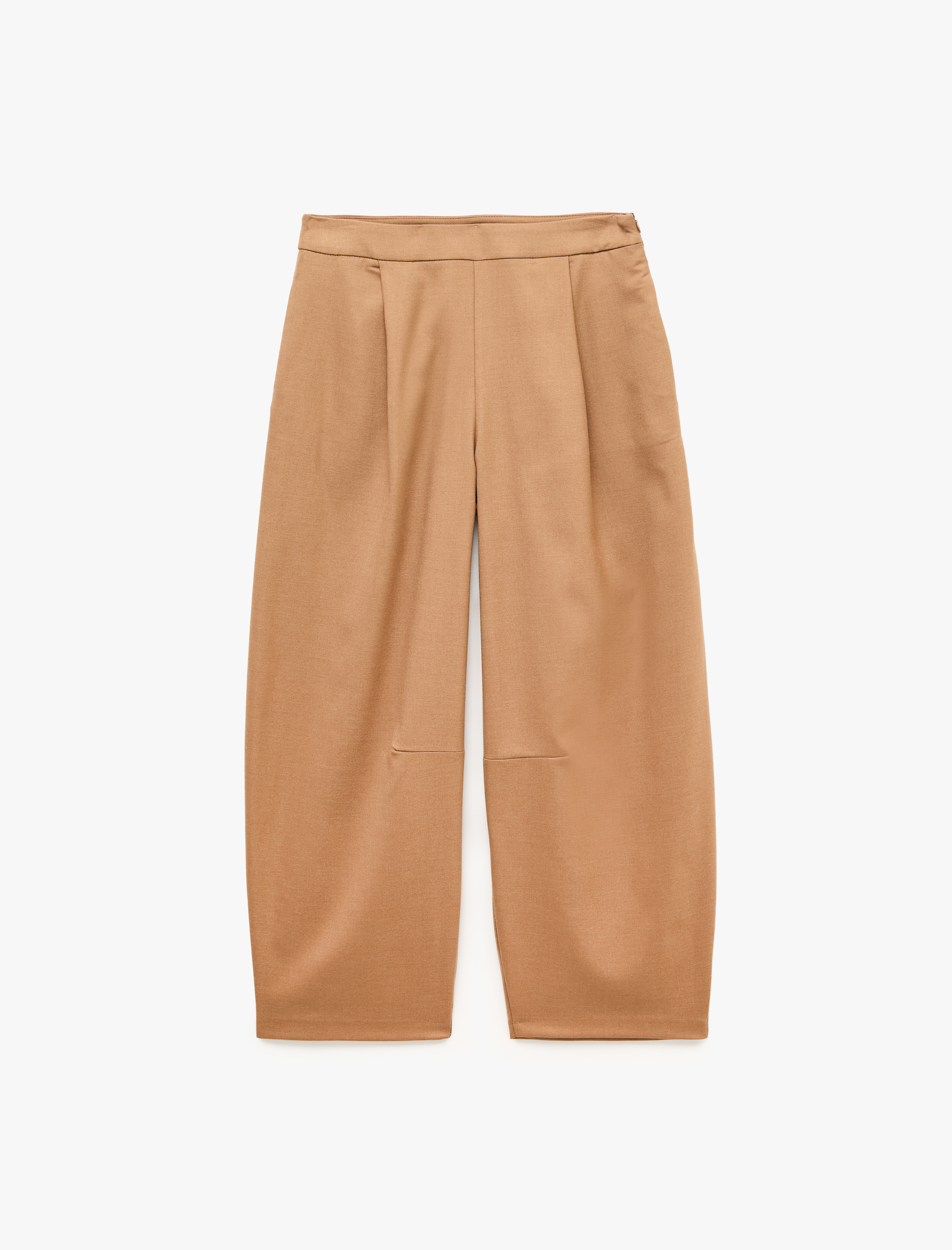   Regular Fit Pile Detaylı Cepli Barrel Kesim Pantolon
